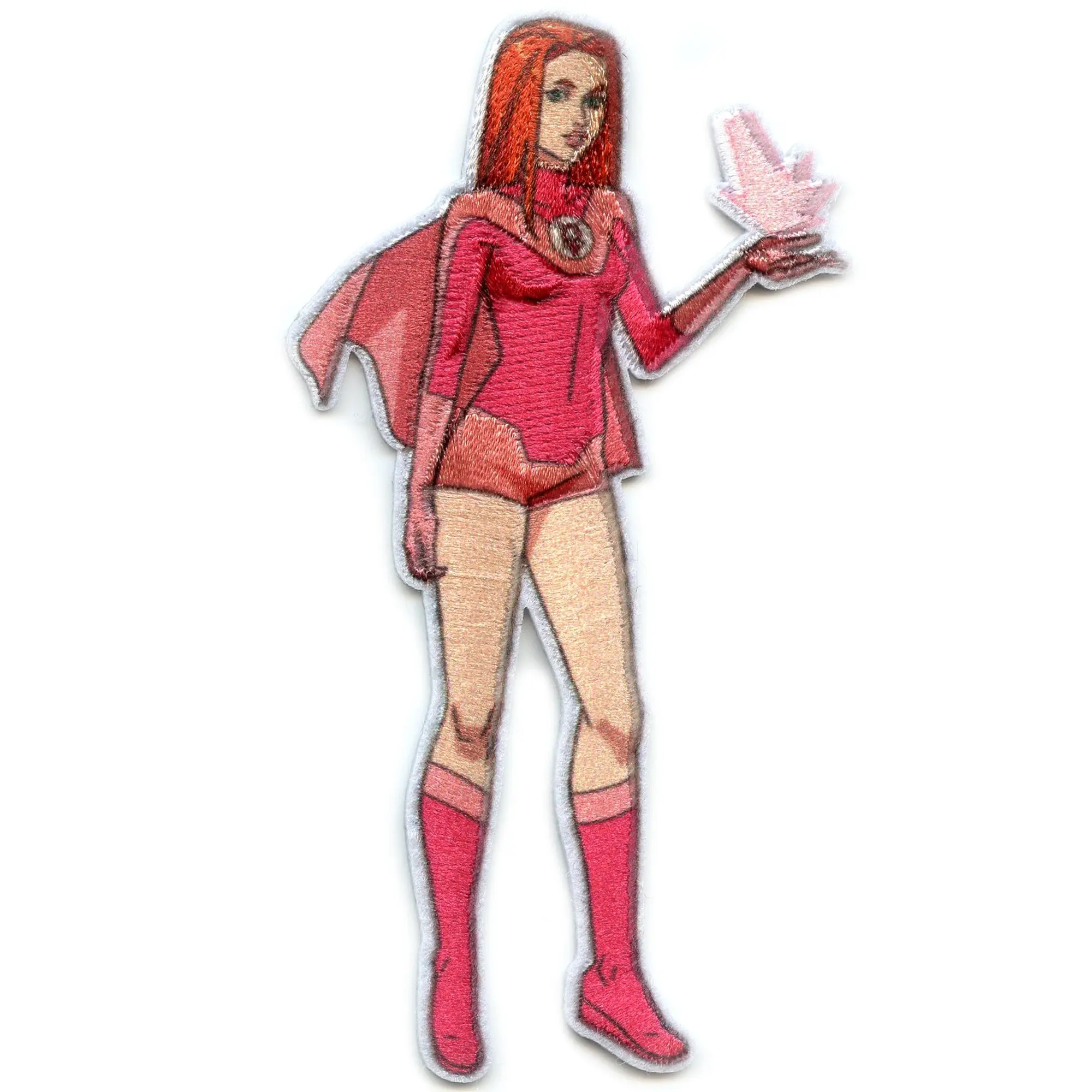 Atom Eve Pose Patch Invincible Superhero Series Sublimated Embroidered Iron On