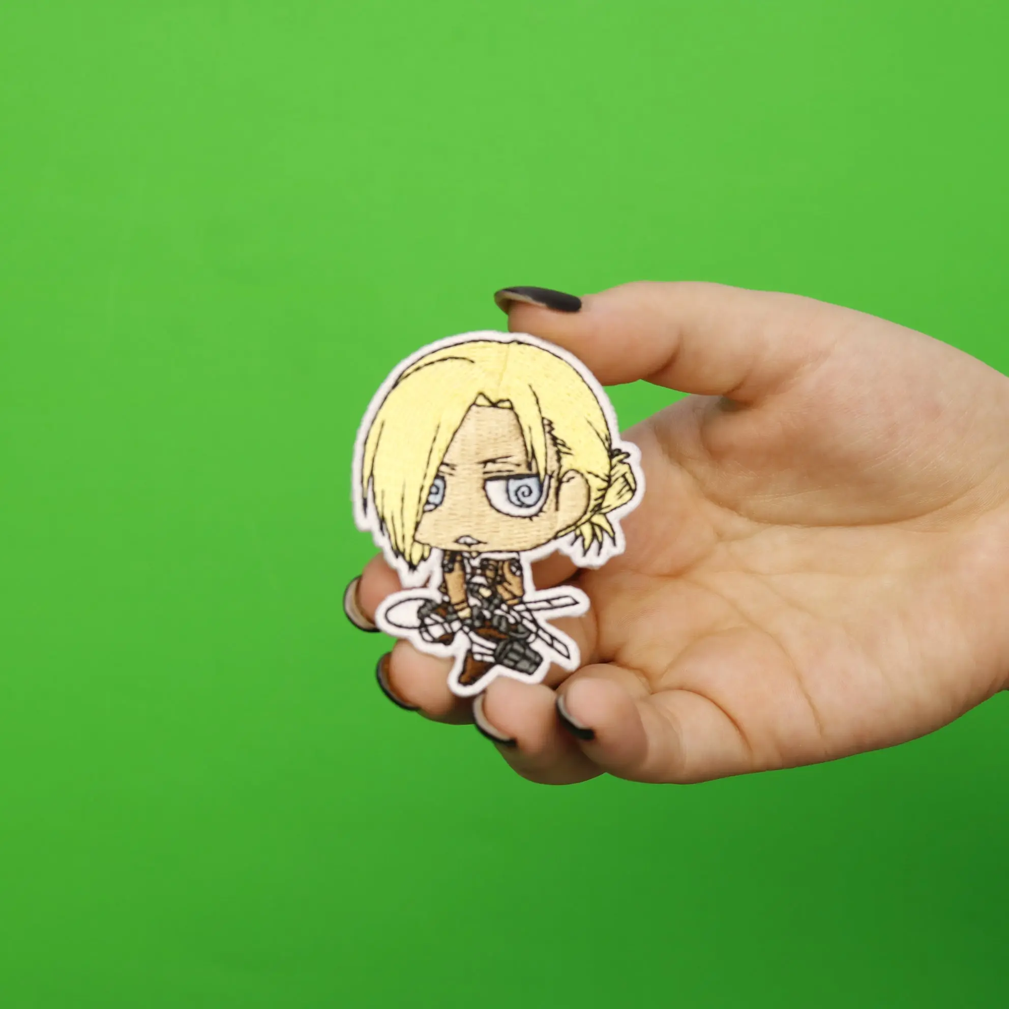 Attack On Titan Anime Annie Embroidered Iron On Patch - Image 2