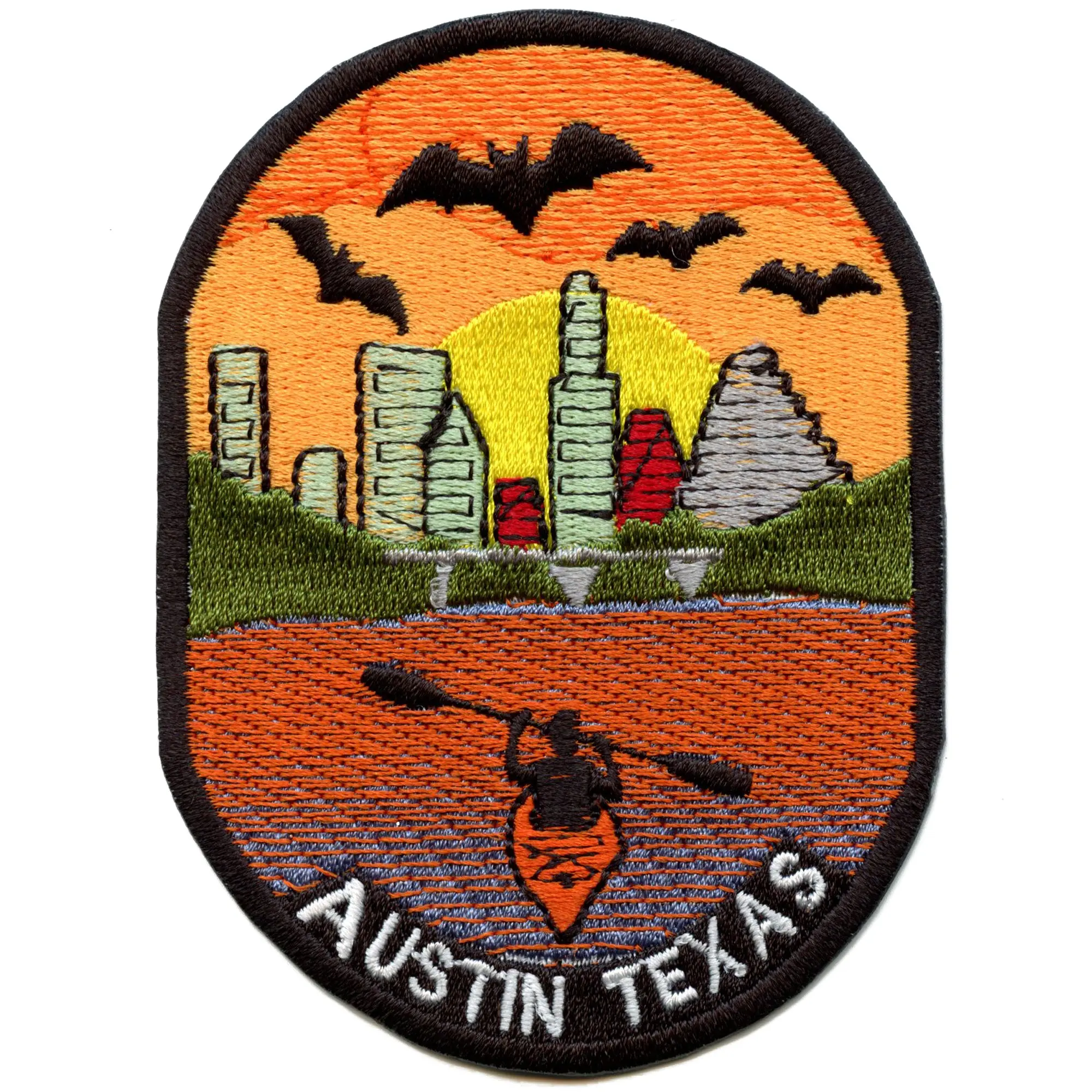 Austin Texas Travel Souvenir Patch Cities United States Embroidered Iron On