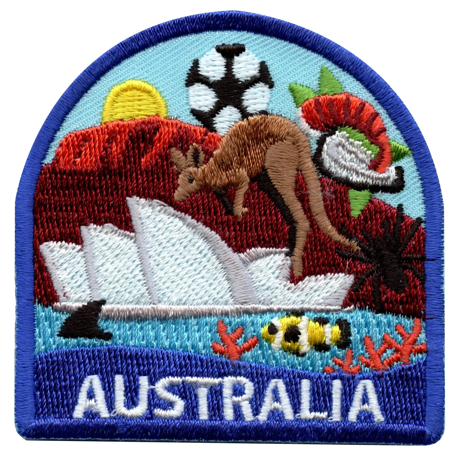Australia World Showcase Travel Patch Souvenir History Vacation Embroidered Iron On