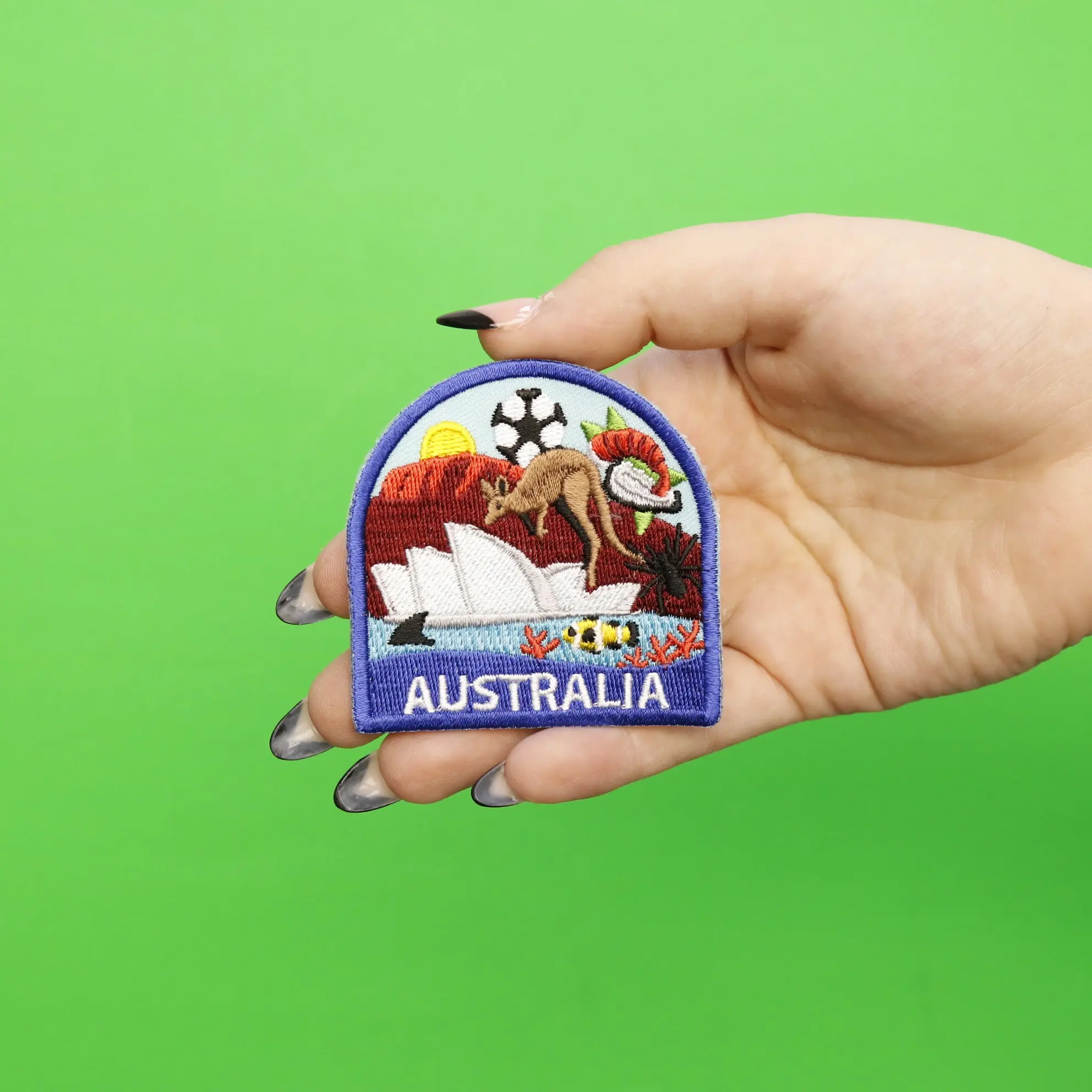 Australia World Showcase Travel Patch Souvenir History Vacation Embroidered Iron On - Image 2