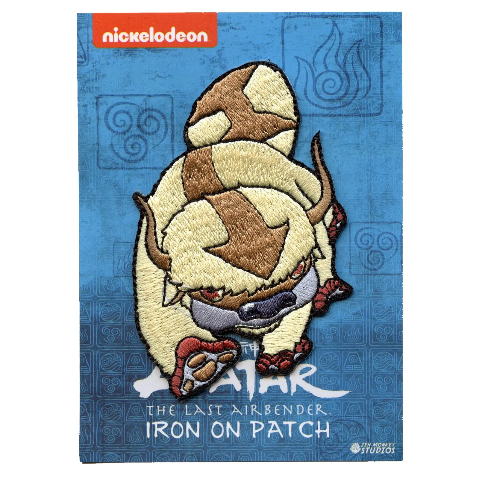 Avatar: The Last Airbender Appa Embroidered Iron On Patch - Image 2