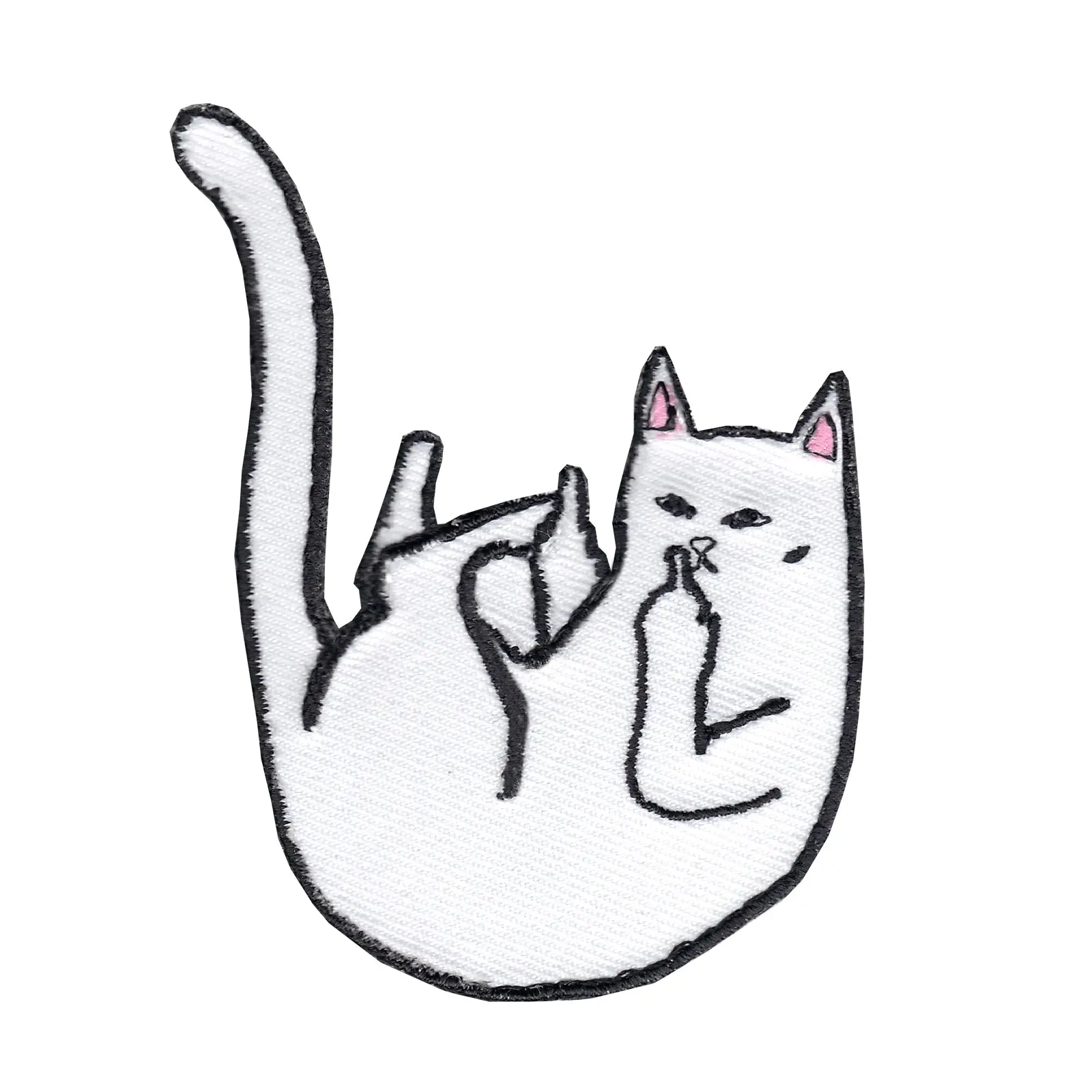 Bad Cat (ALT) Iron On Embroidered Patch