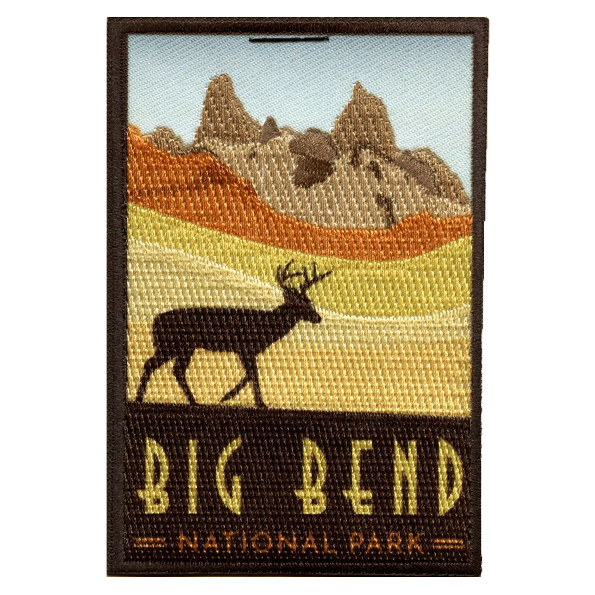Big Bend National Park Patch Chihuahuan Desert Travel Sublimated Iron On