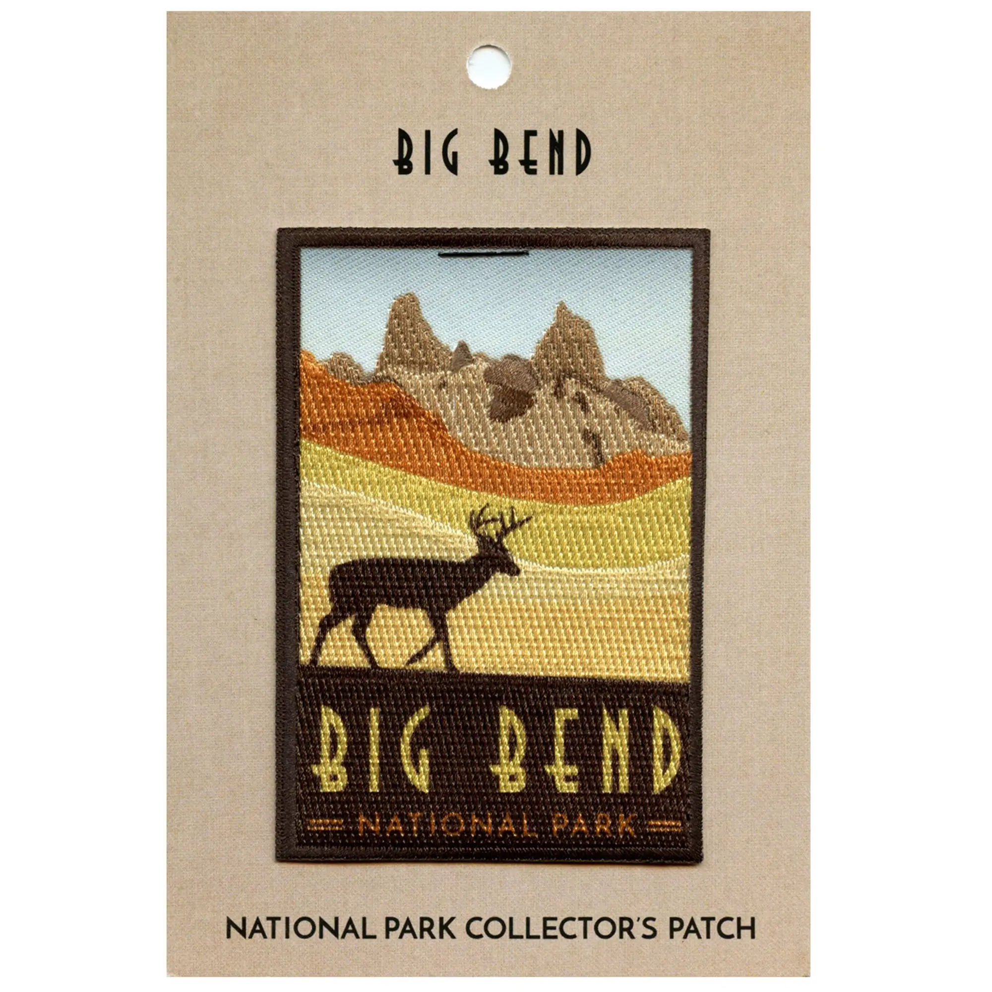 Big Bend National Park Patch Chihuahuan Desert Travel Sublimated Iron On - Image 2