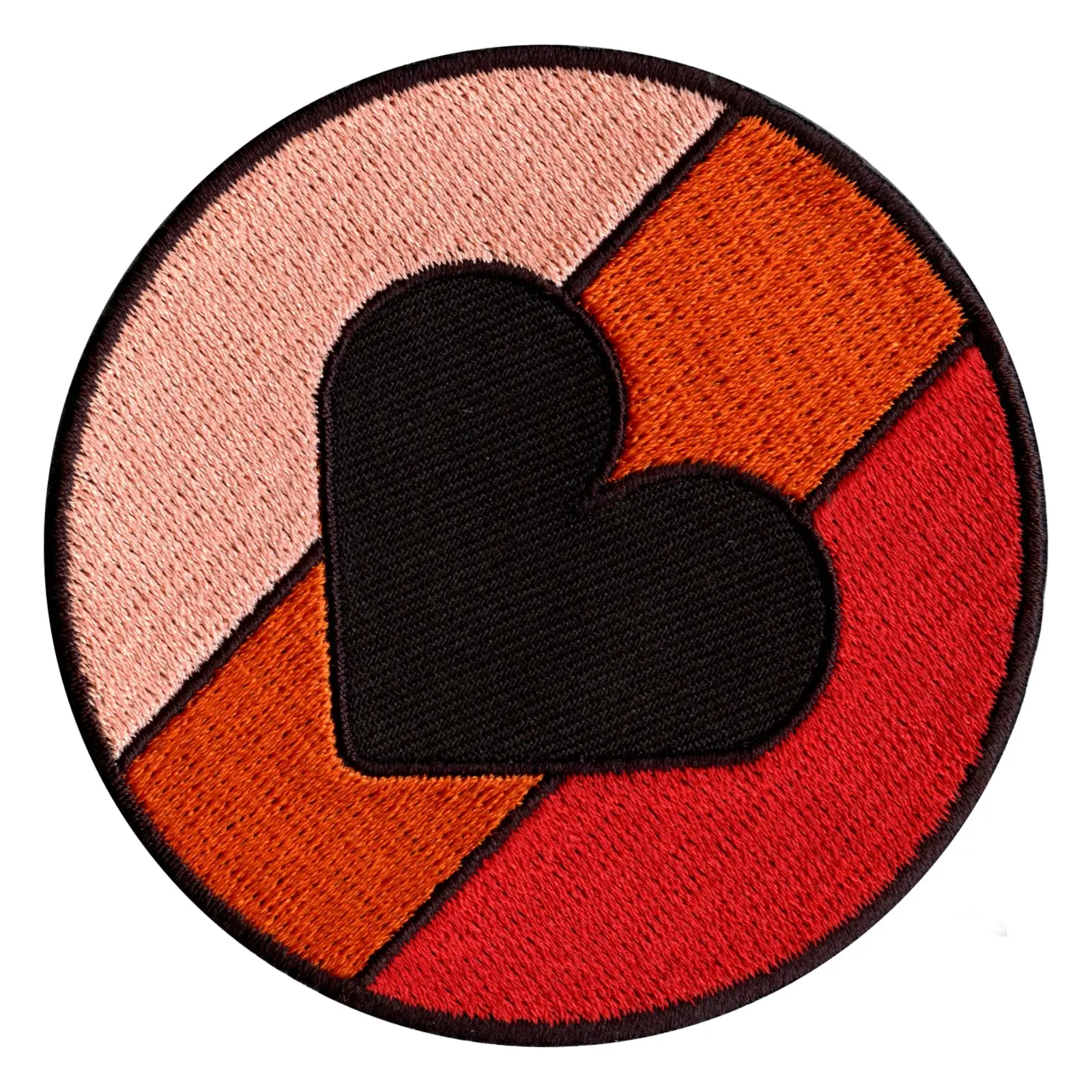 Black Owned Business Logo Embroidered Iron On Patch