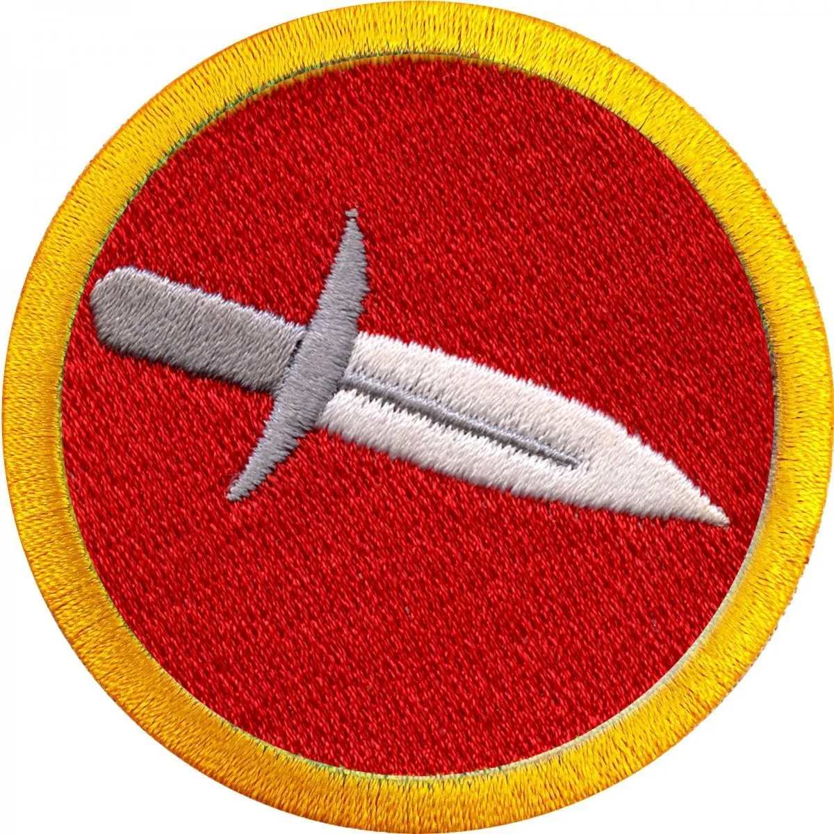 Blade Sharpening Merit Badge Embroidered Iron-on Patch
