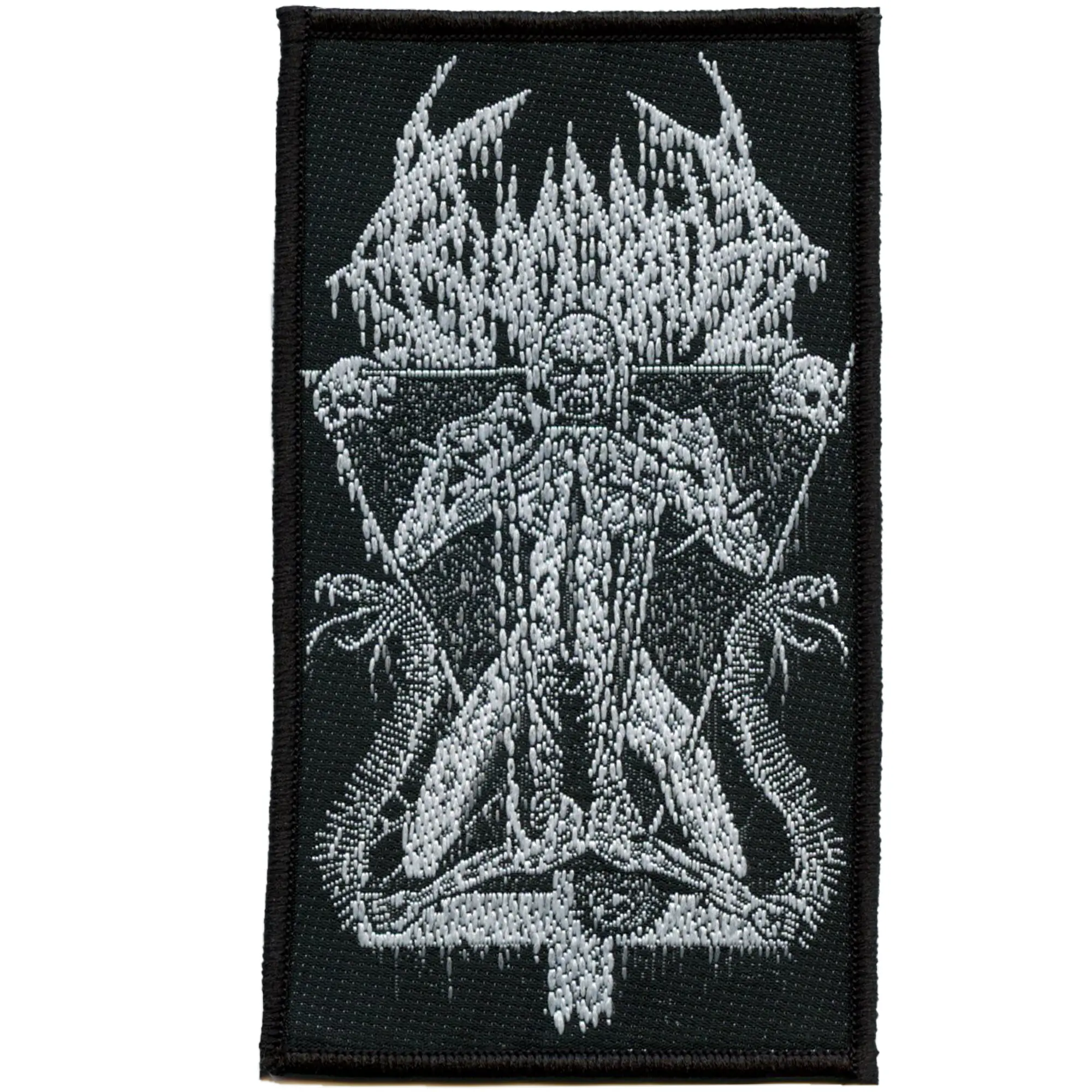 Bloodbath Morbid Antichrist Patch Rock Gothic Style Woven Sew On