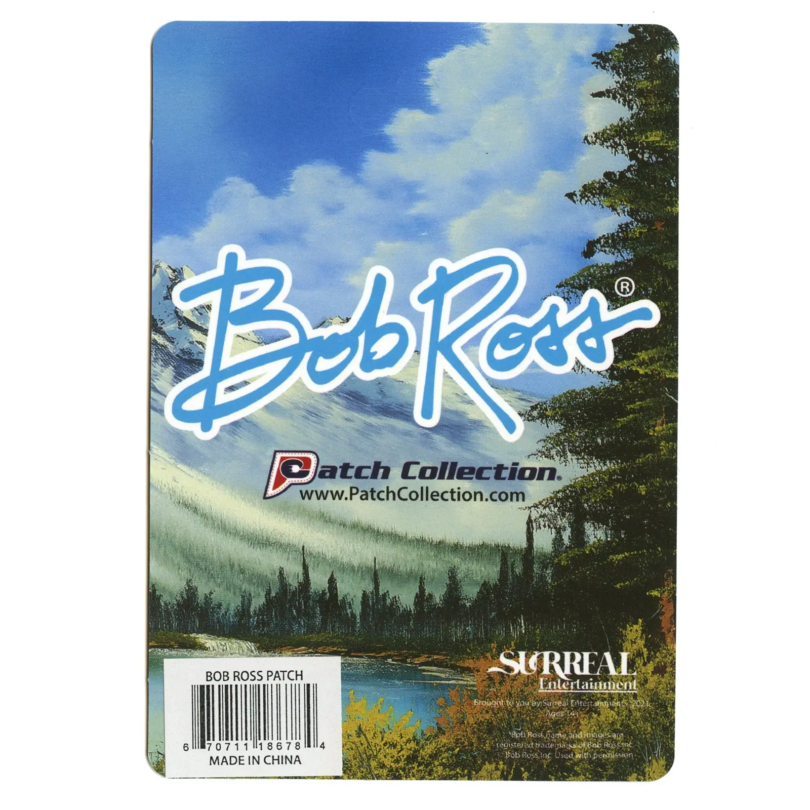 Bob Ross Official Patch Collection Exclusive Embroidered Iron on Patch - Image 3