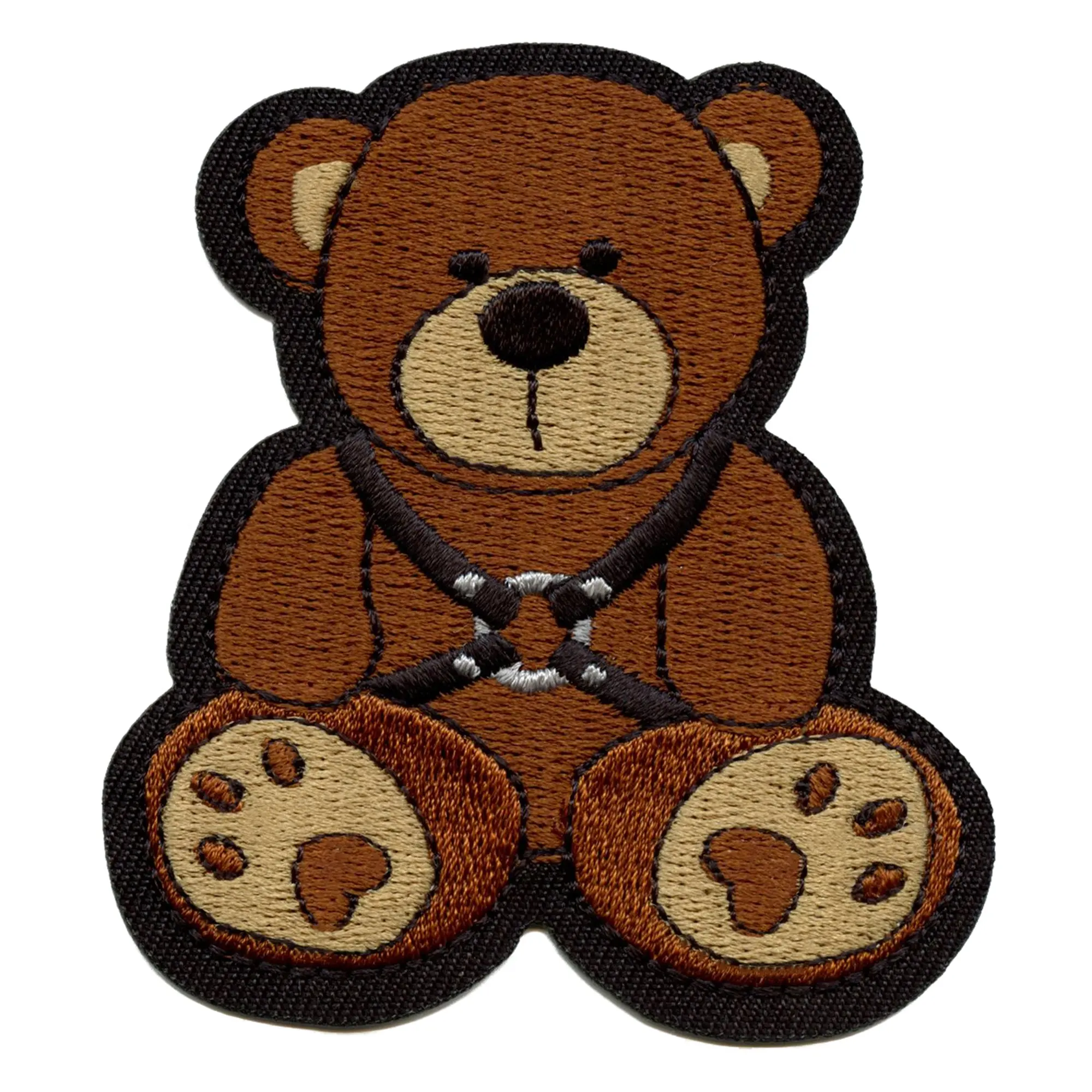 Bondage Teddy Bear Patch Kink Fetish Embroidered Iron On