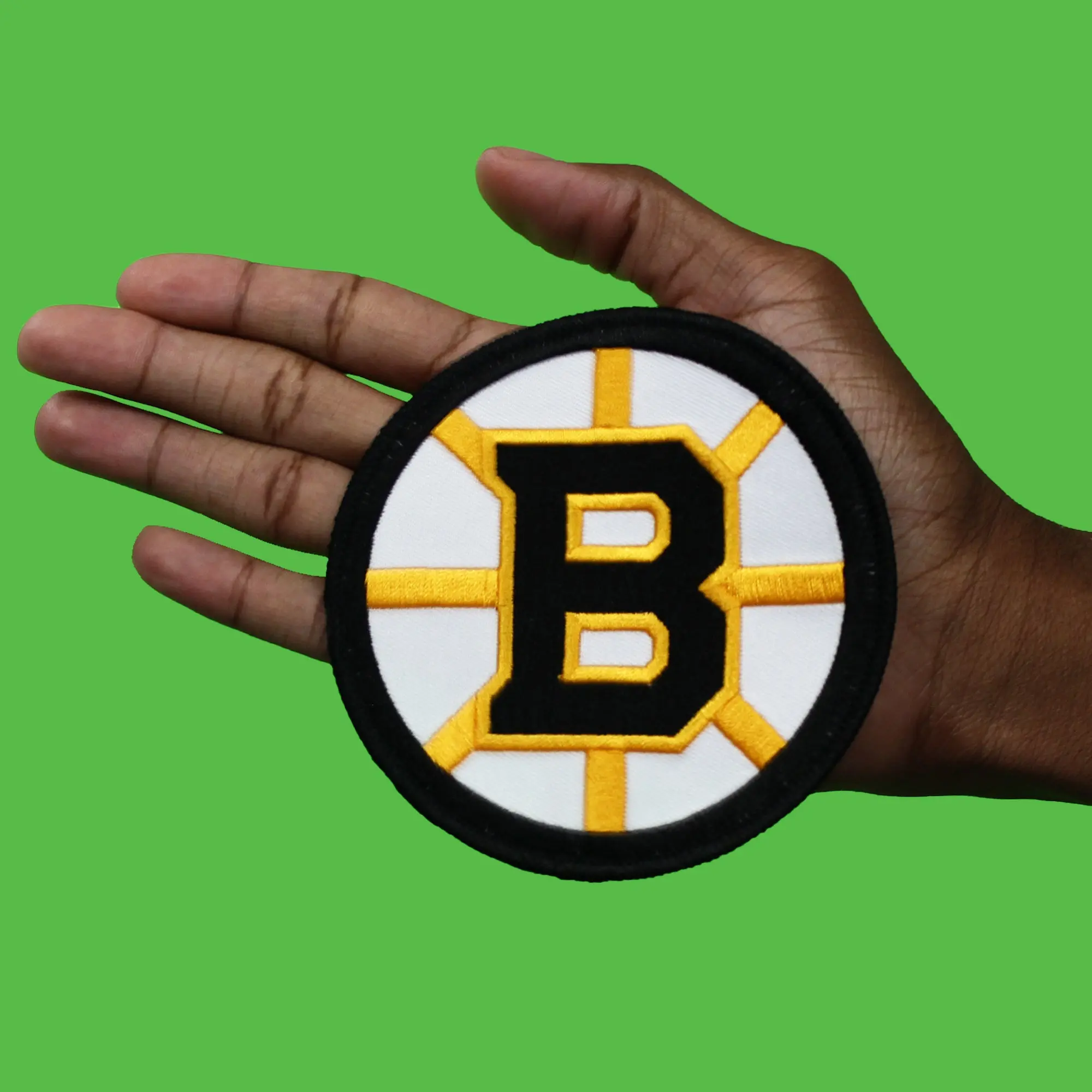 Boston Bruins Primary Team Logo Patch 2025 NHL Season Embroidered - Image 3