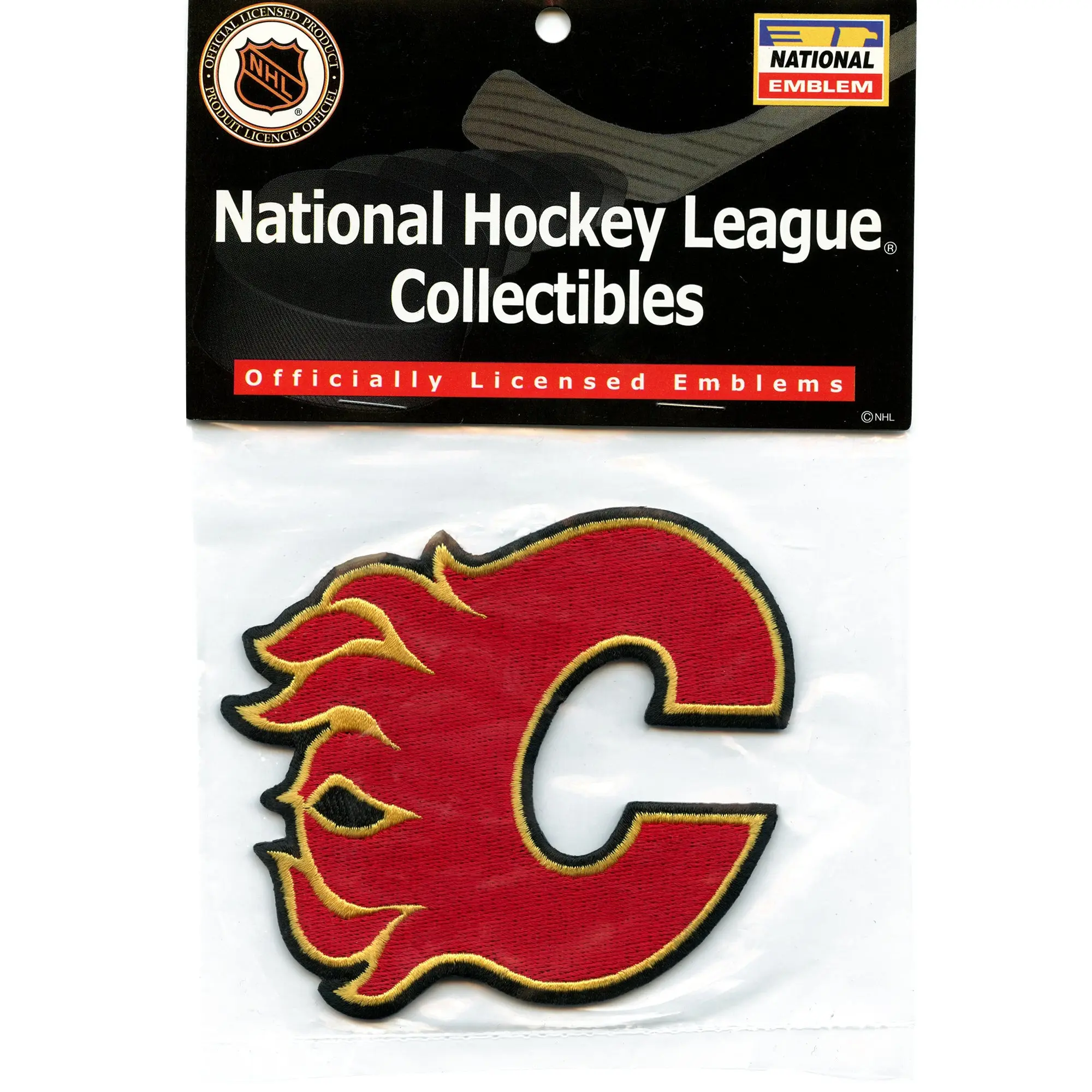Calgary Flames Primary Team Logo Embroidered Patch - Image 2