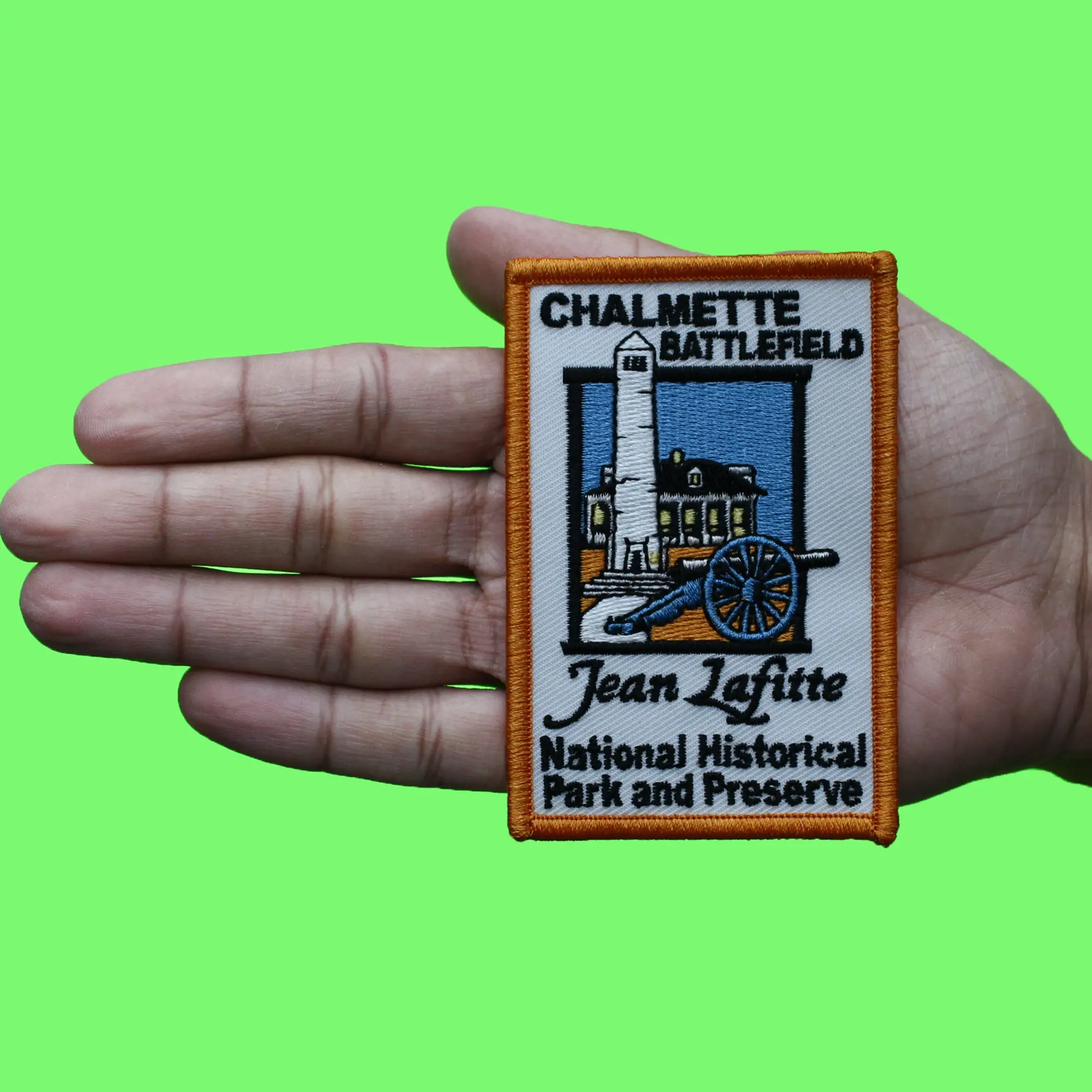 Chalmette Battlefield LA Patch Jean Lafitte Preserve Sublimated Embroidered Iron On - Image 3