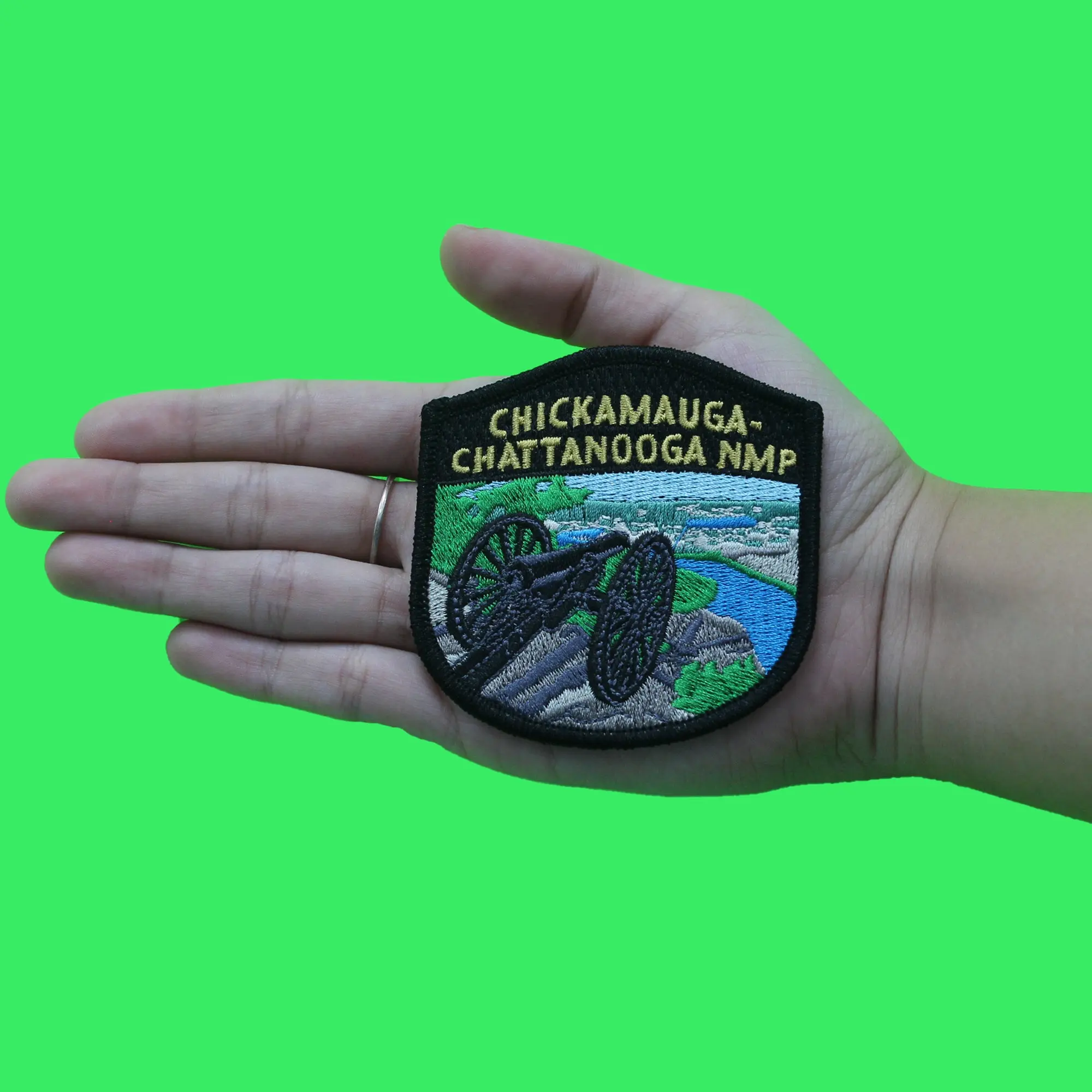 Chickamauga And Chattanooga Patch  National Military Park Embroidered Iron On - Image 3