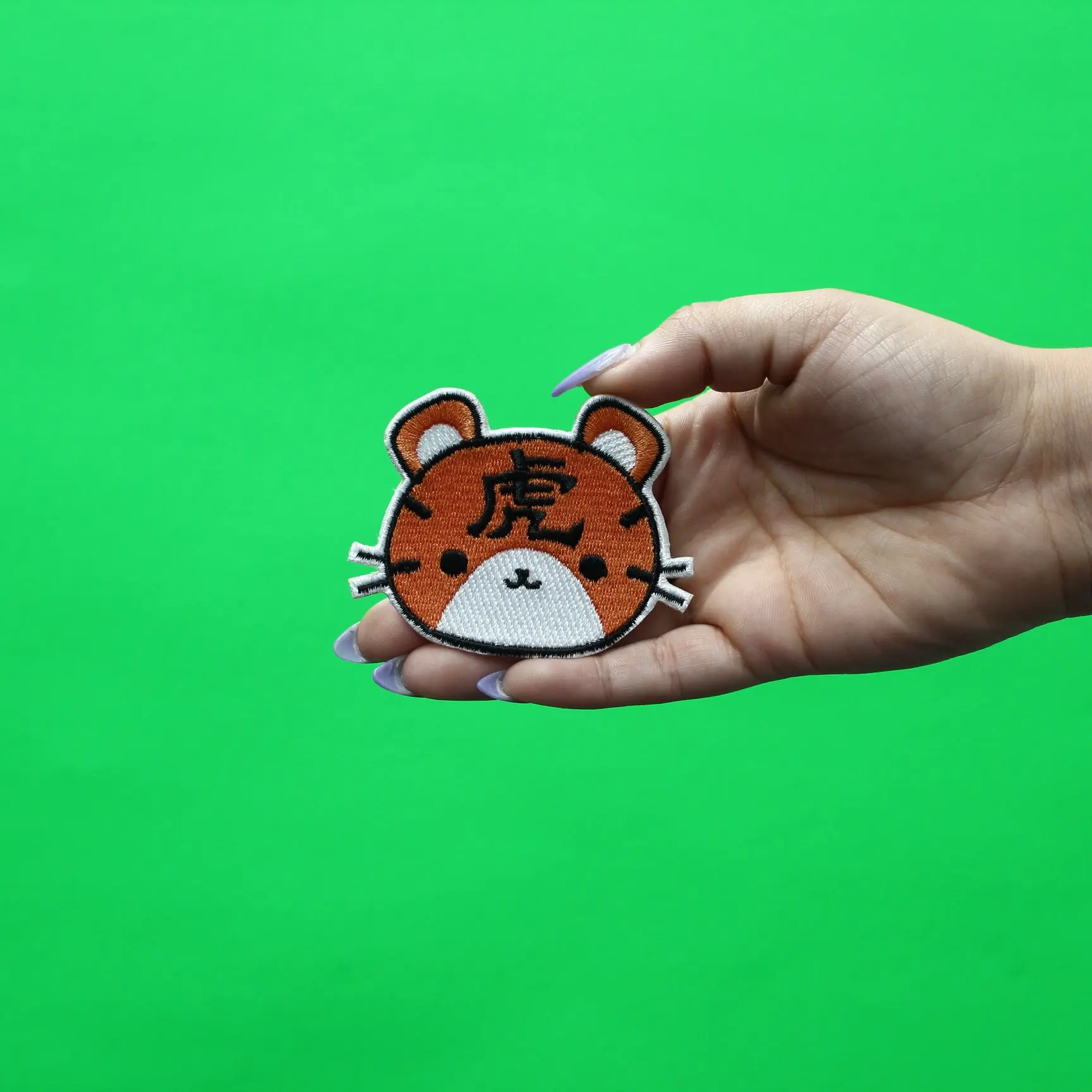 Chinese Zodiac Patch Tiger Embroidered Iron On - Image 2