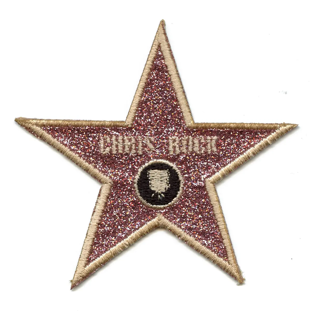 Chris Rock Hollywood Star Patch Walk of Fame Embroidered Iron-On
