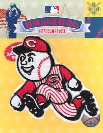 Cincinnati Reds Mascot Running Man Self Adhesive Patch - Image 2