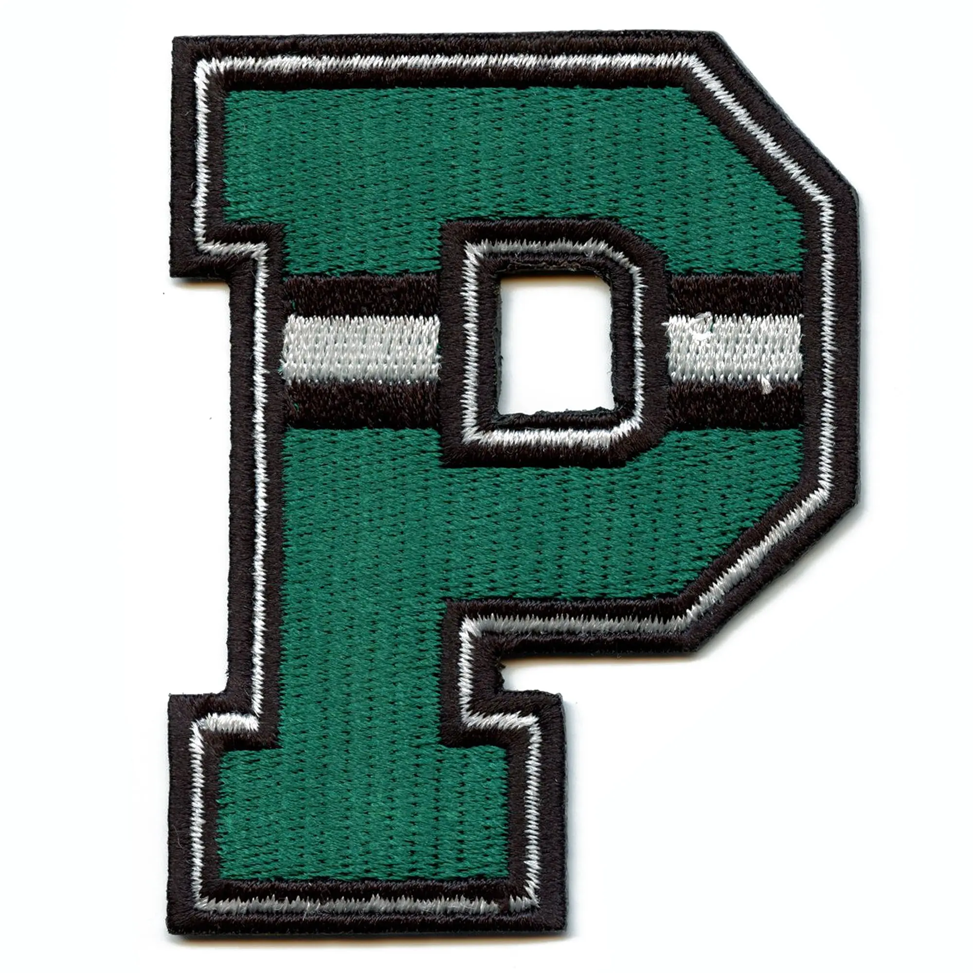 City Of Philadelphia Green "P" Logo Football Jersey Parody Embroidered Iron On Patch