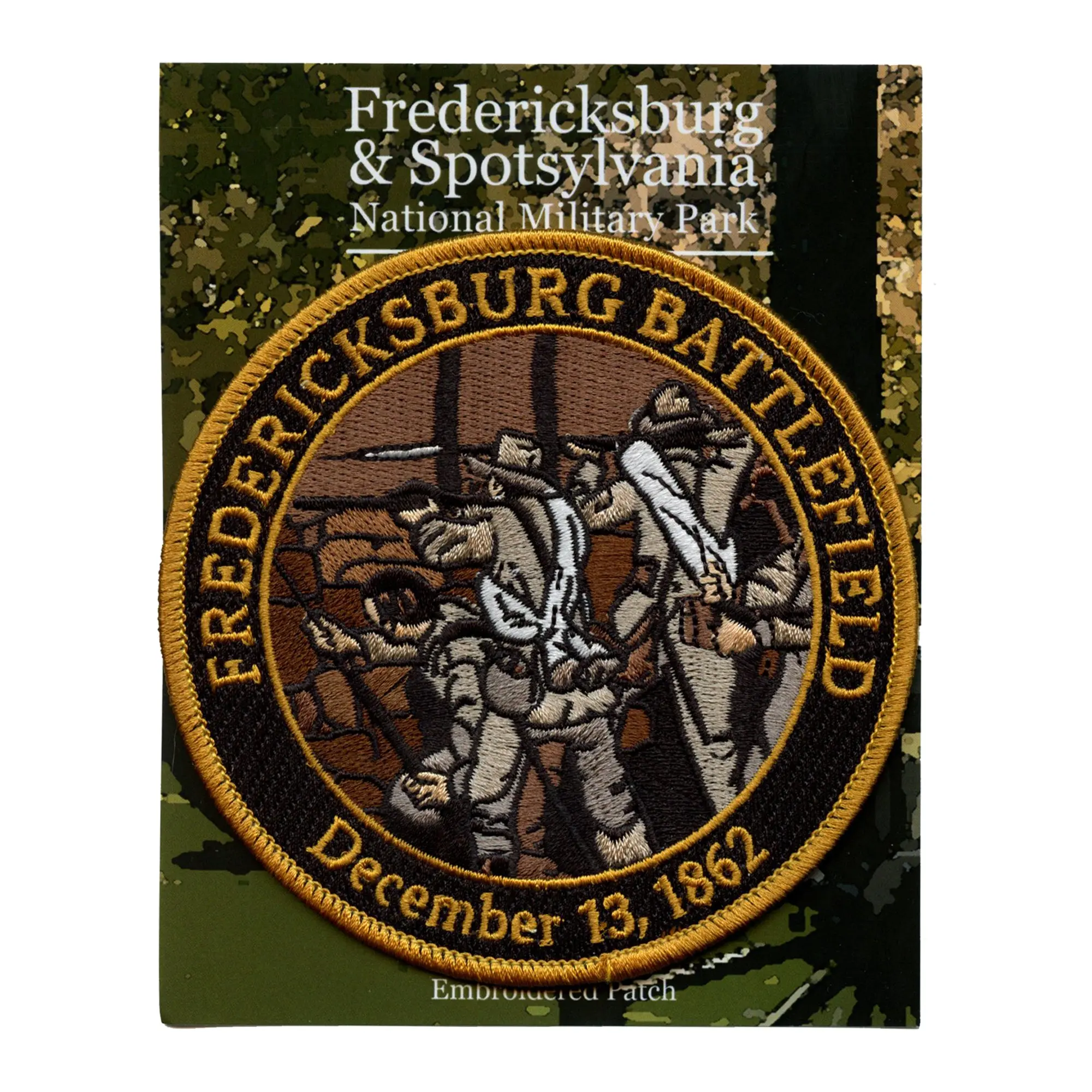 Civil War Fredericksburg Battlefield Patch History Battle Travel Embroidered Iron On - Image 2