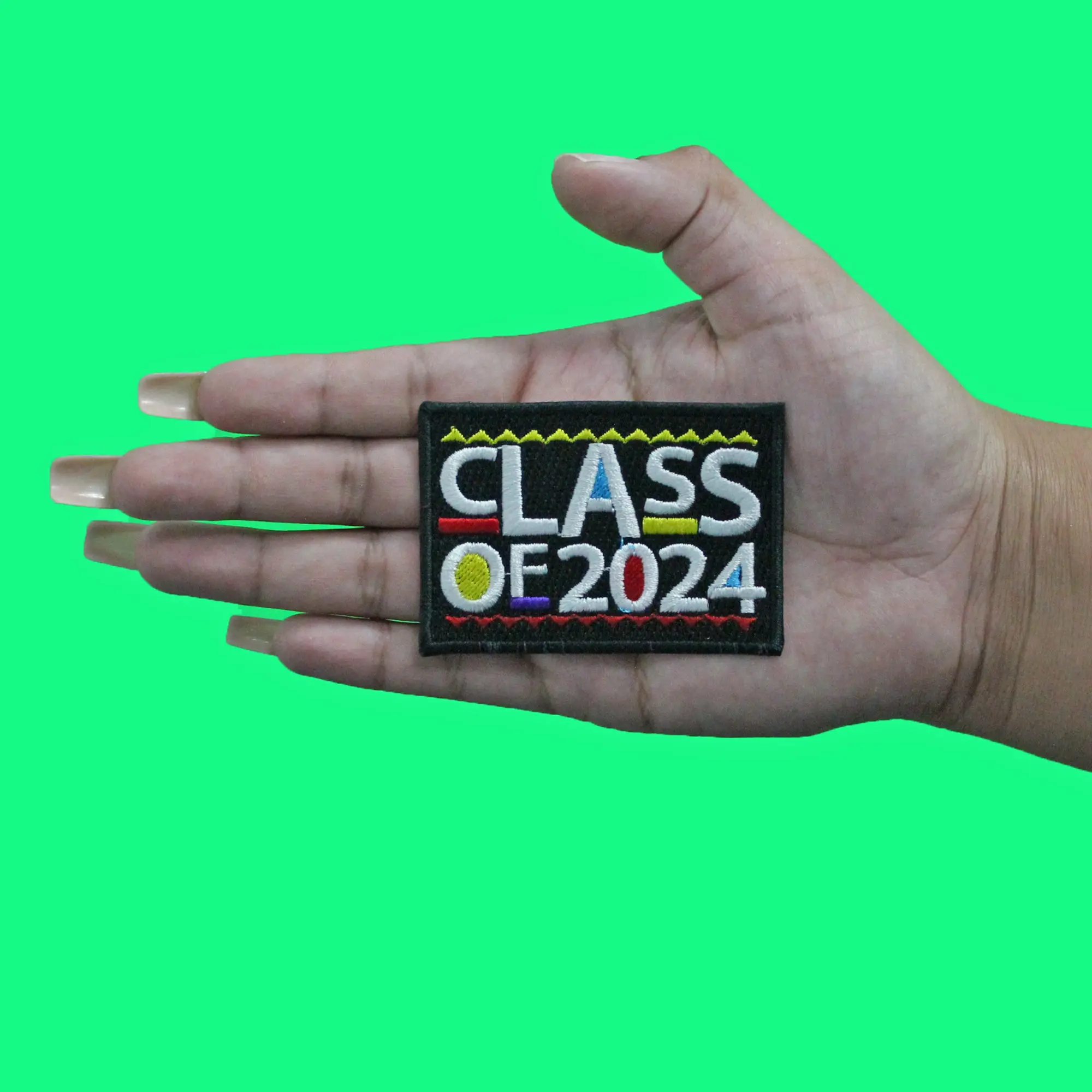 Class Of 2024 HBCU Patch Box Colorful Logo Embroidered Iron On - Image 2