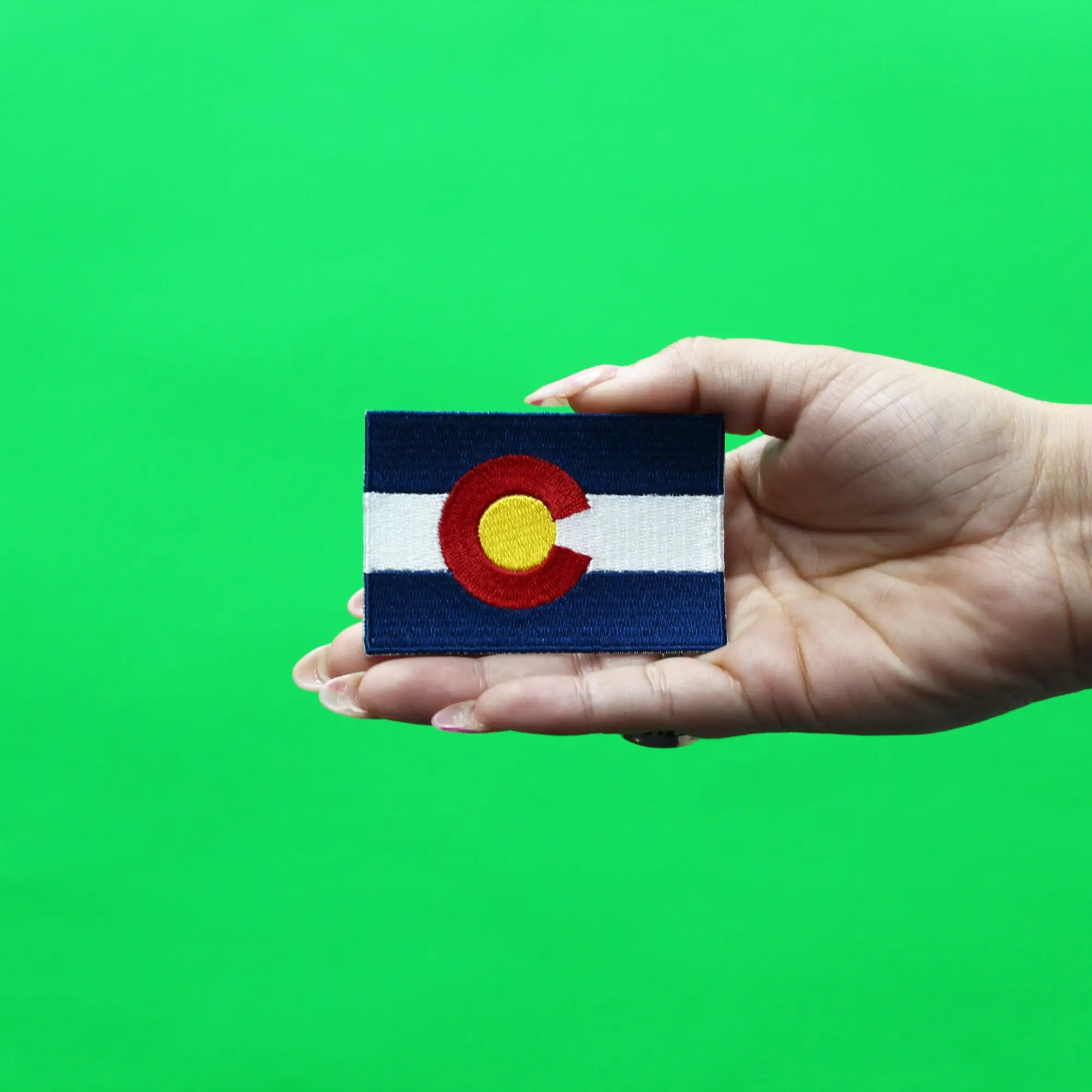 Colorado State Flag Embroidered Iron On Patch - Image 2