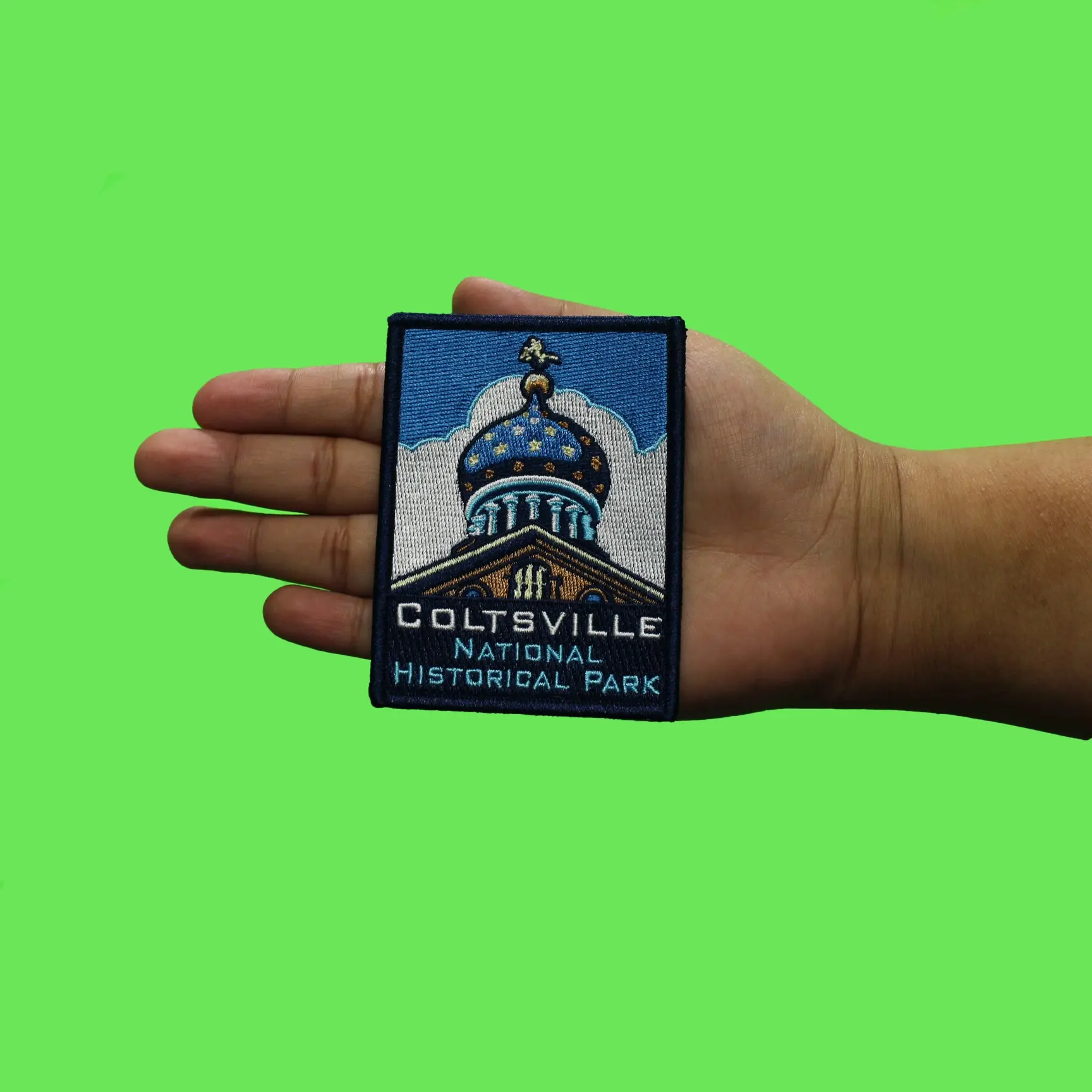 Coltsville National Park Travel Patch Embroidered Iron On - Image 3