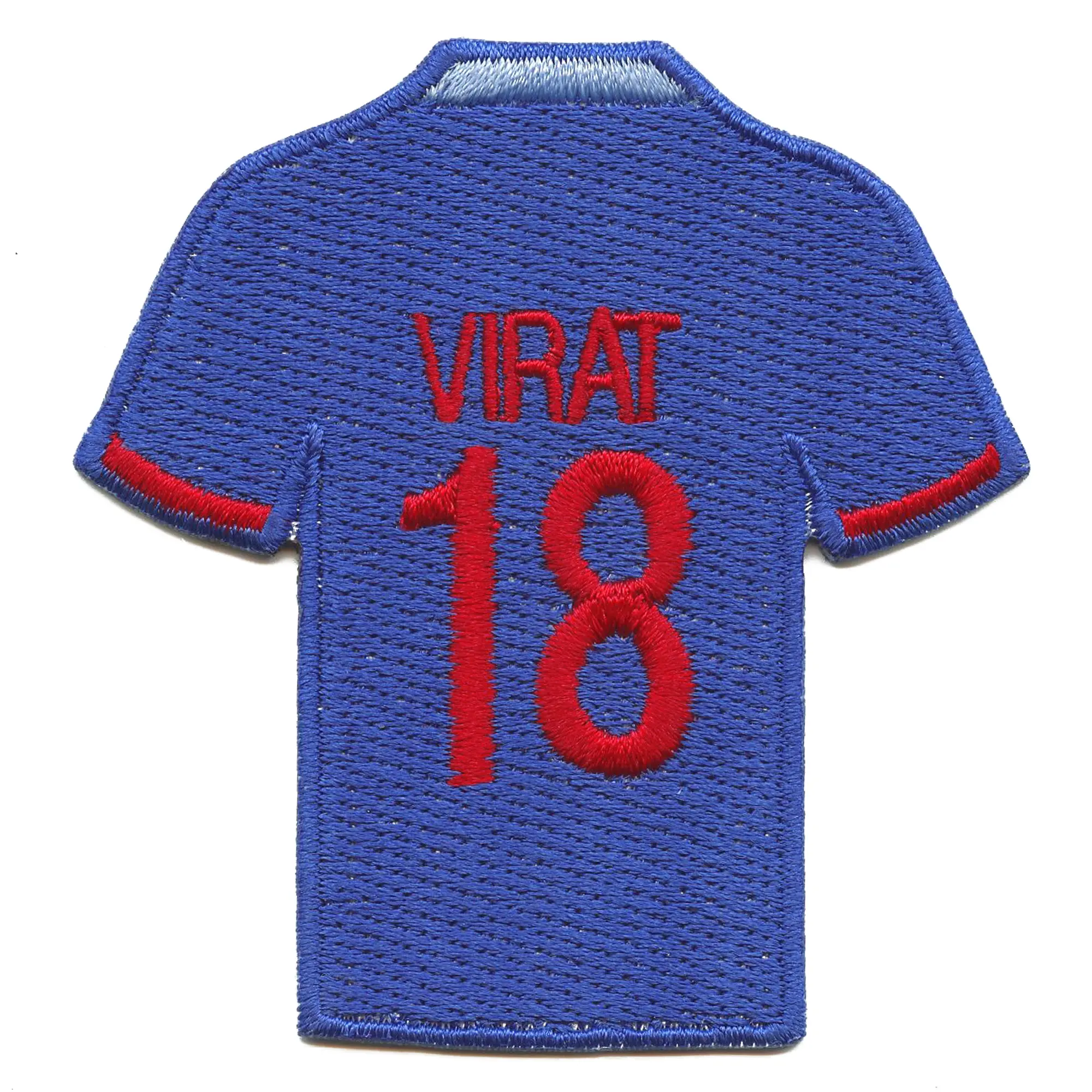 Indian Cricket Player Patch Sports Jersey 18 Embroidered Iron On