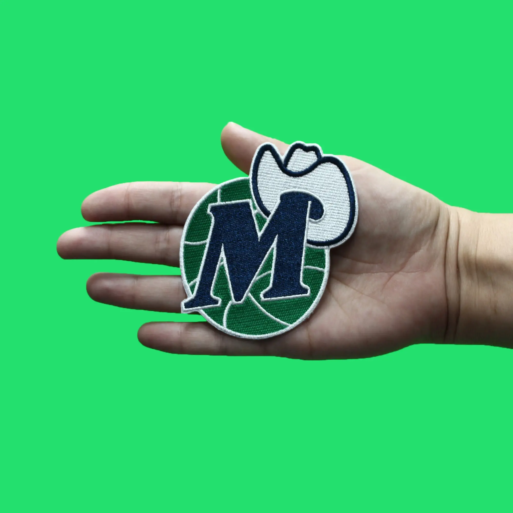 Dallas Mavericks Patch Hardwood Classic Alternate Logo Embroidered Iron On - Image 3
