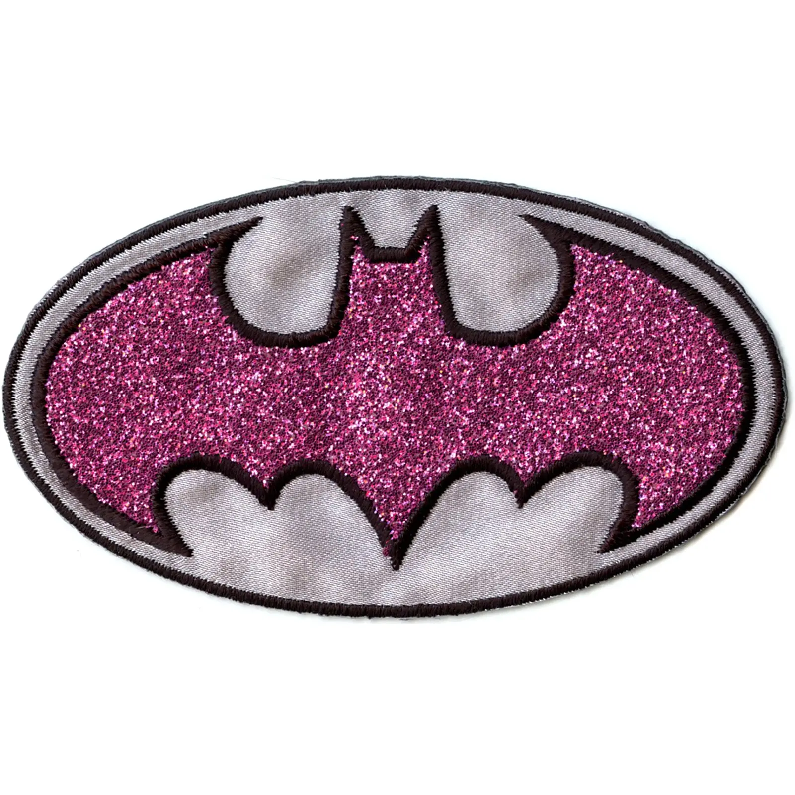 Dc Comics Batgirl Patch Pink Power Shimmer Applique Iron on - Image 2