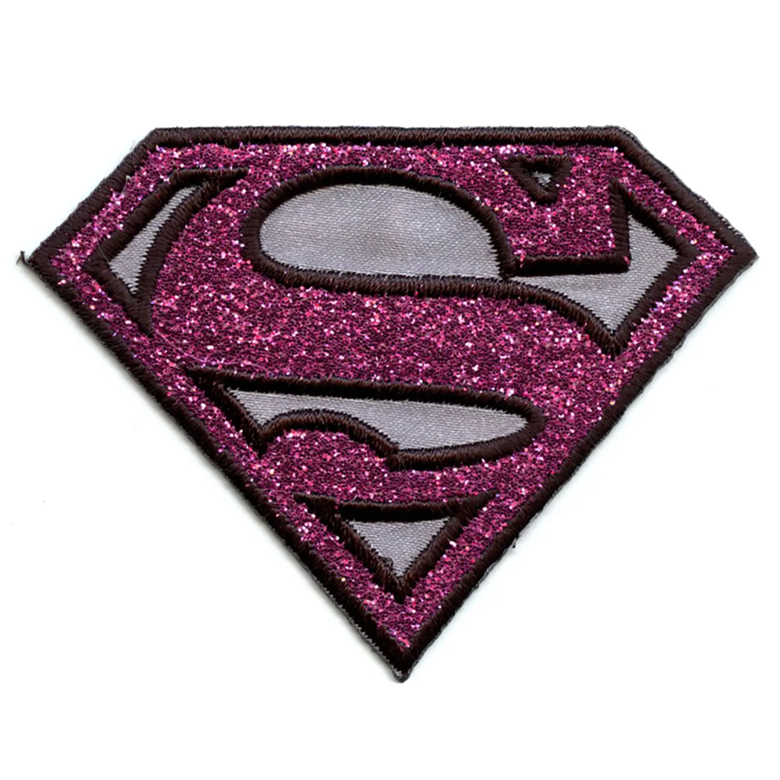 Dc Comics Supergirl Pink Shimmer Iron on Applique Patch - Small - Image 2