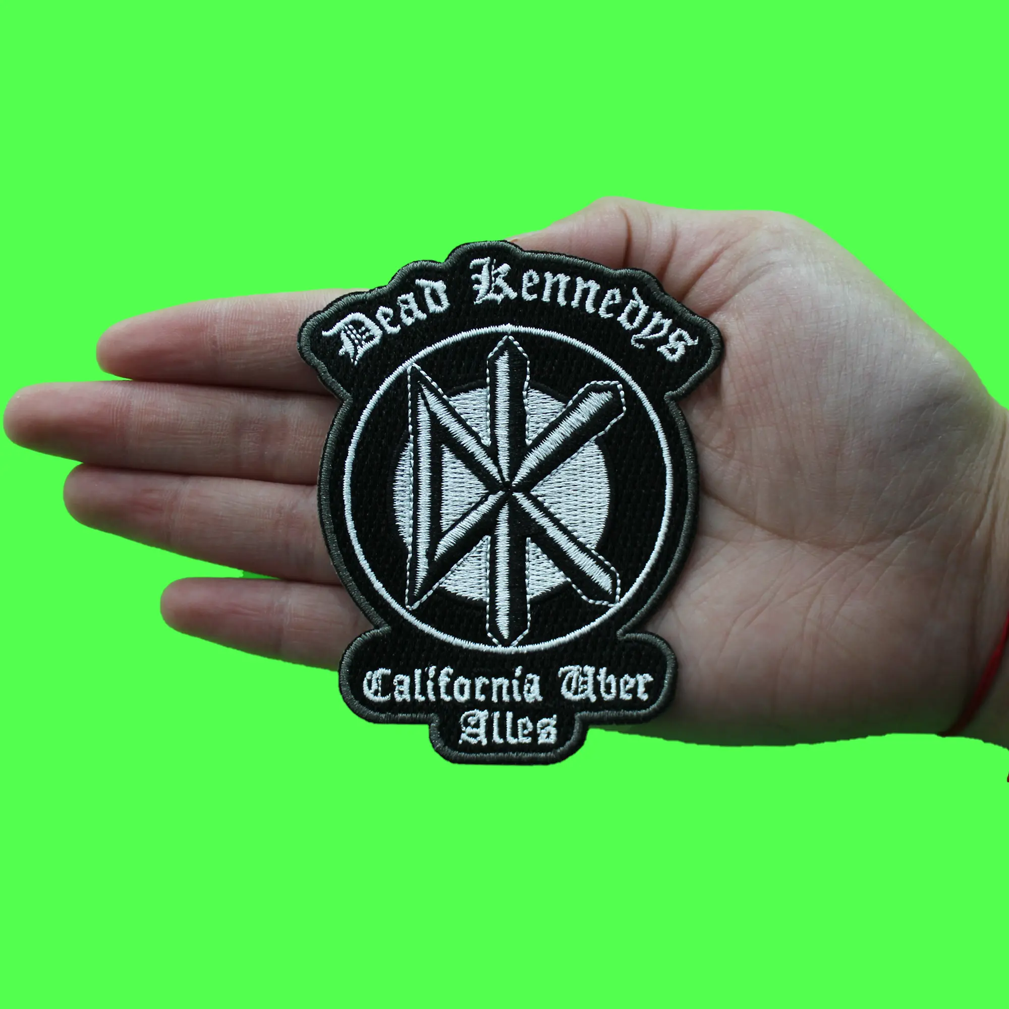 Dead Kennedys California Uber Allies Patch Rock Band Black&White Embroidered Iron On - Image 2
