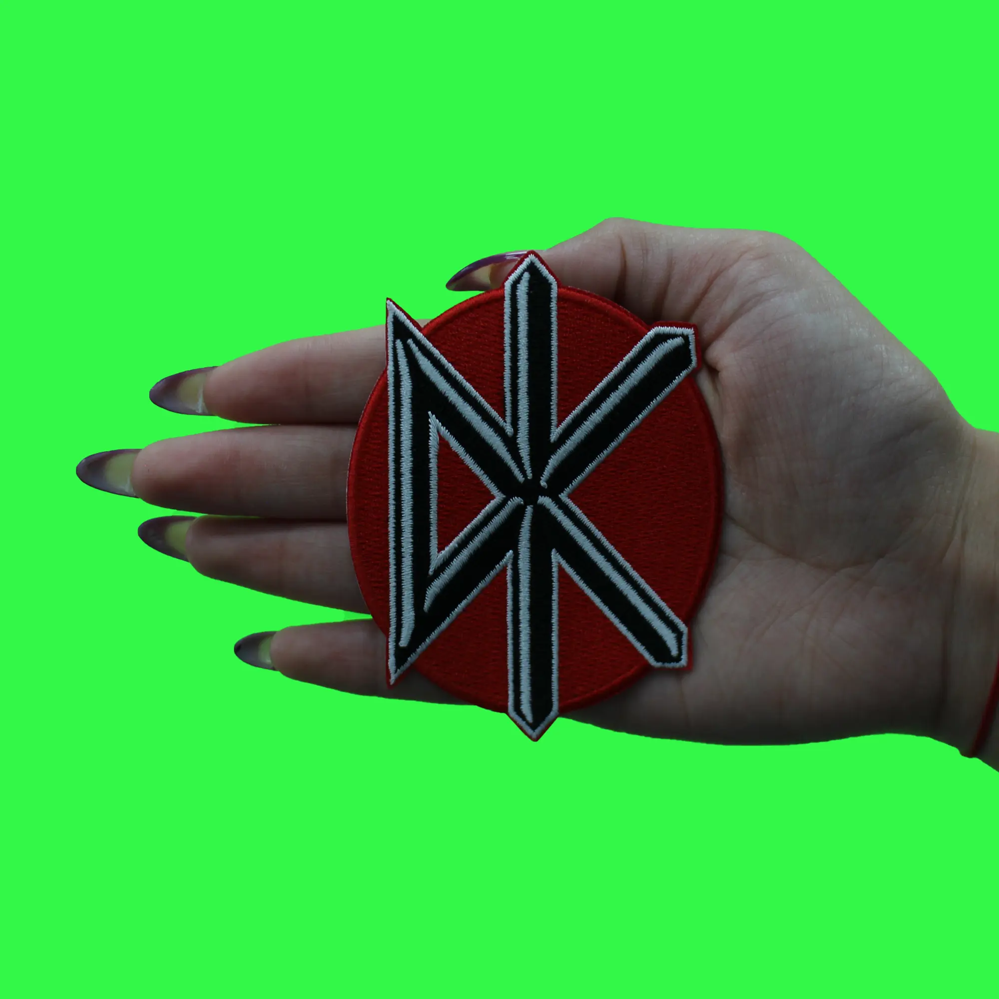 Dead Kennedys Icon Logo Patch Rock Band Punk Embroidered Iron On - Image 2