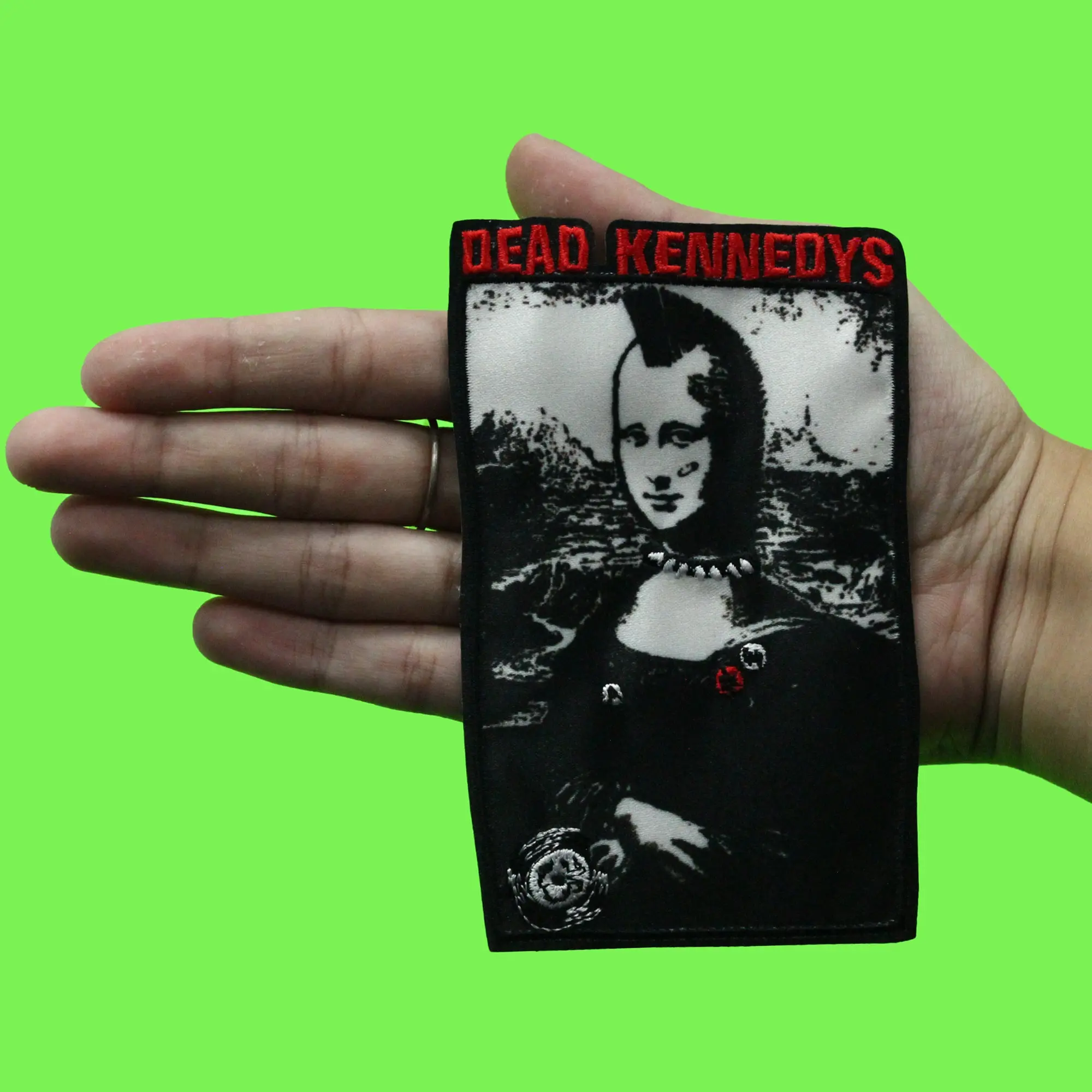 Dead Kennedys Mona Lisa Patch Rock Band Music Embroidered Iron On - Image 2