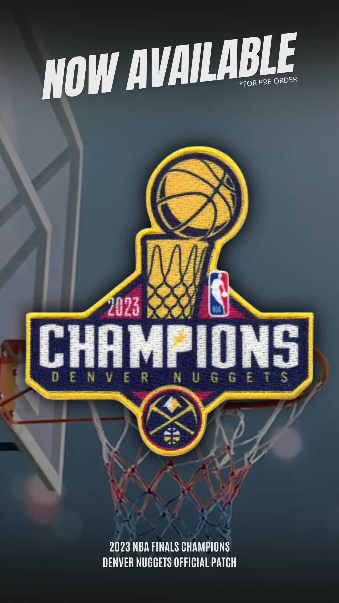 Denver Nuggets Large Sticker Iron On NBA Patch - Image 14