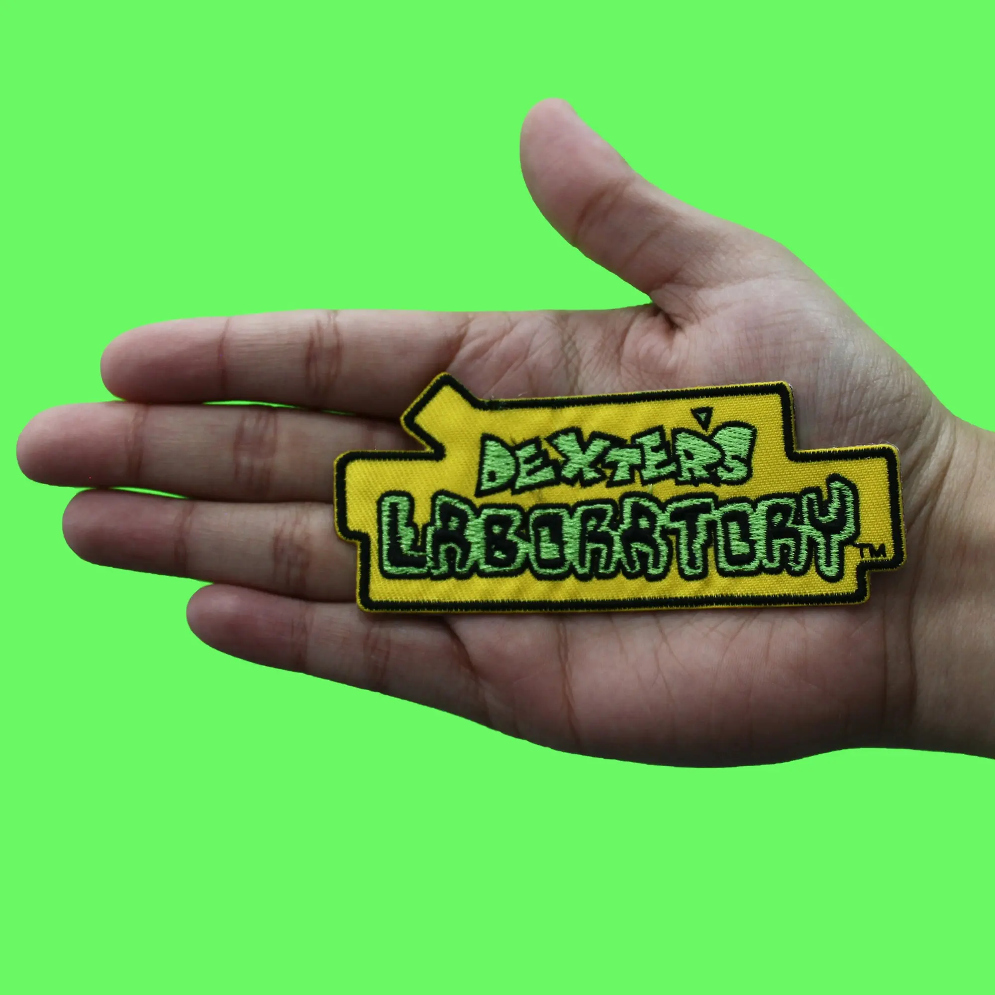 Dexter's Laboratory Cartoon Patch Boy Genius Logo Embroidered Iron-On - Image 2