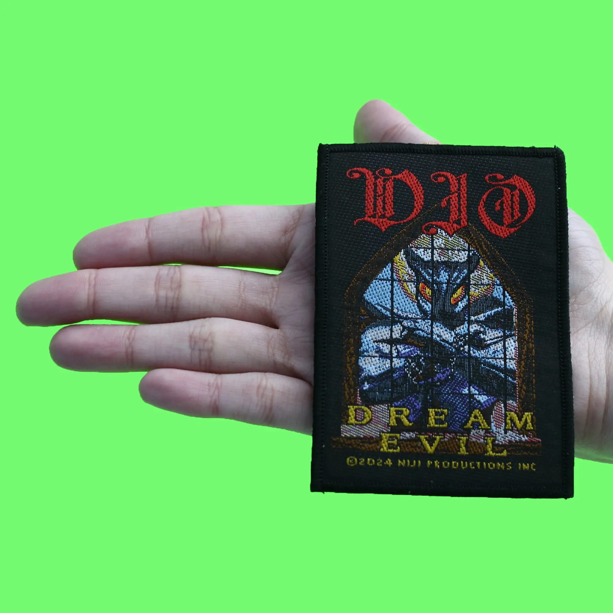 Dio Dream Evil Patch Rock Band Mascot Woven Sew On - Image 2