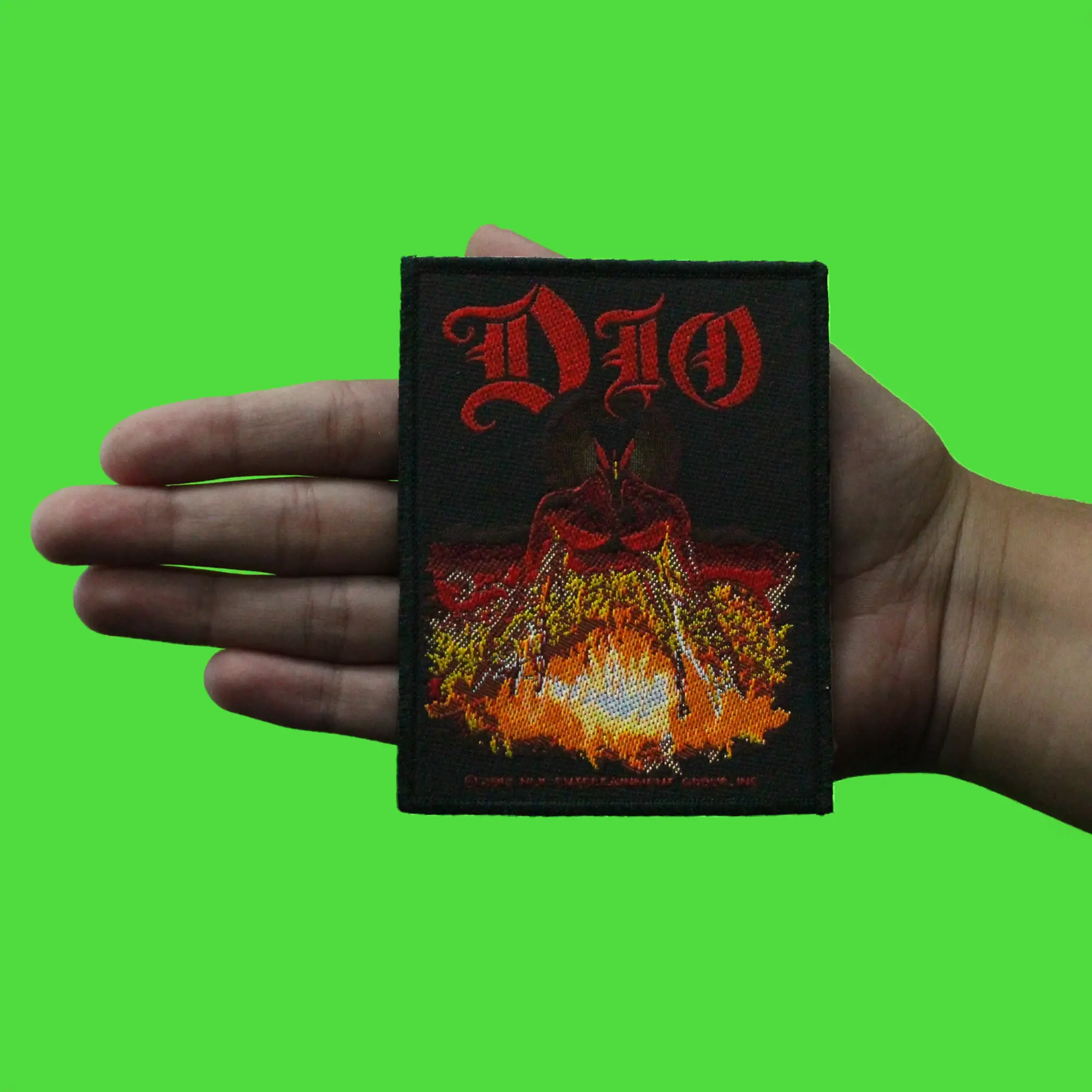 Dio Last In Line Patch Hard Rock Music Woven Sew On - Image 2