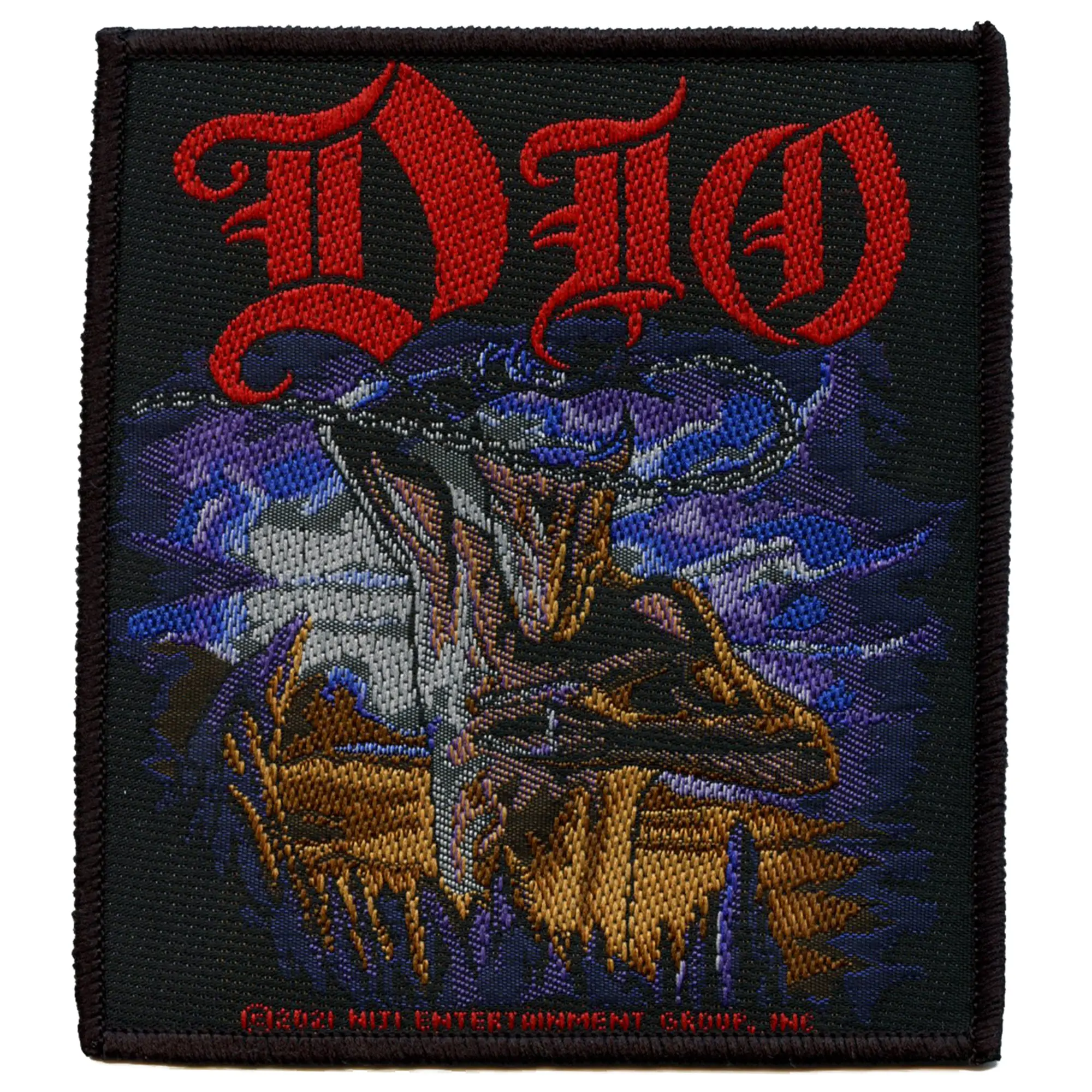 Dio Murray Demon Patch Mascot Rock Band Woven Sew On