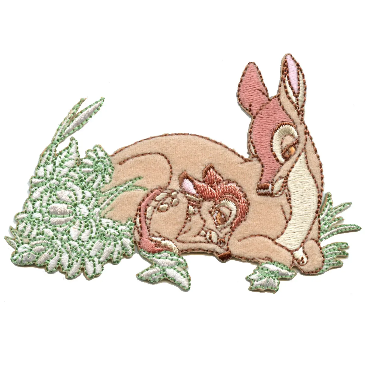 Disney Bambi And Mother Embroidered Applique Iron On Patch