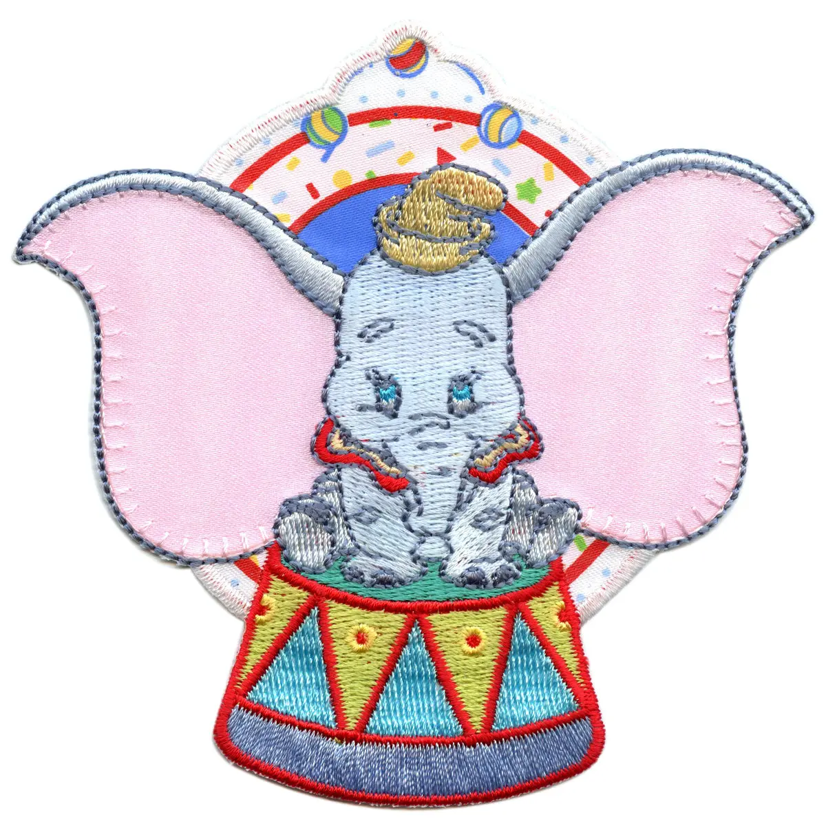 Disney Dumbo Sitting Embroidered Applique Iron On Patch
