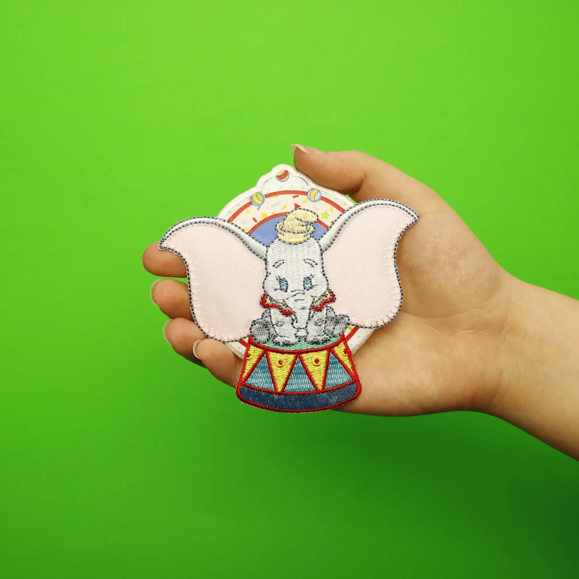 Disney Dumbo Sitting Embroidered Applique Iron On Patch - Image 3