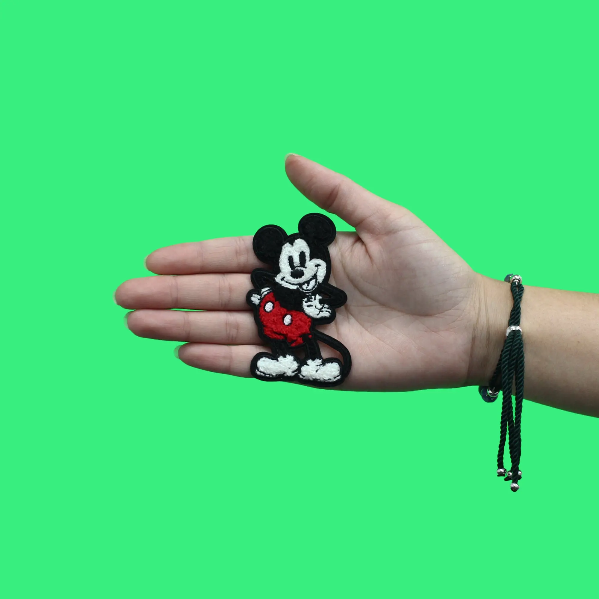 Disney Mickey Mouse Patch Full Body Pose Chenille Iron-On - Image 3