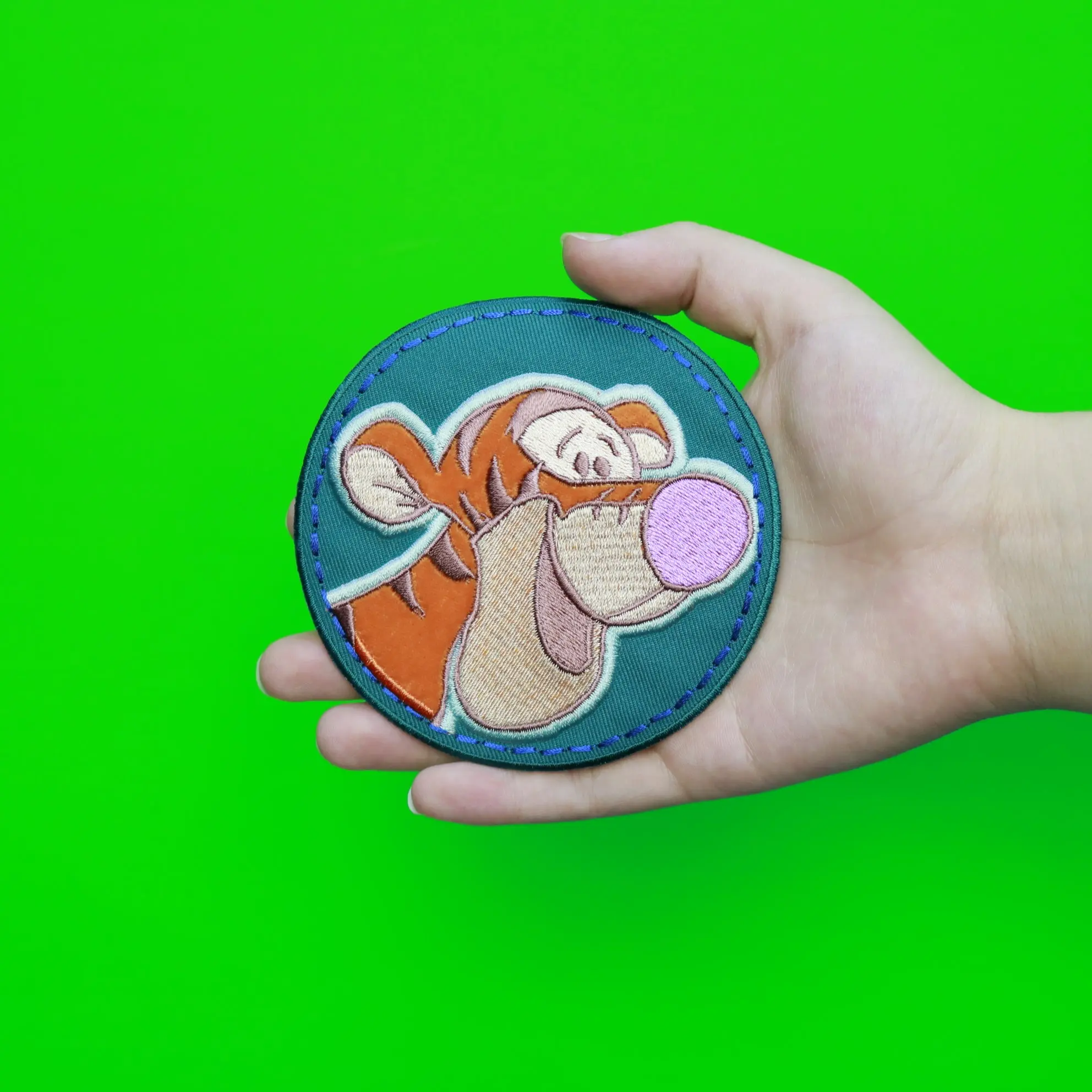 Disney Tigger Smiling Embroidered Applique Iron On Patch - Image 3