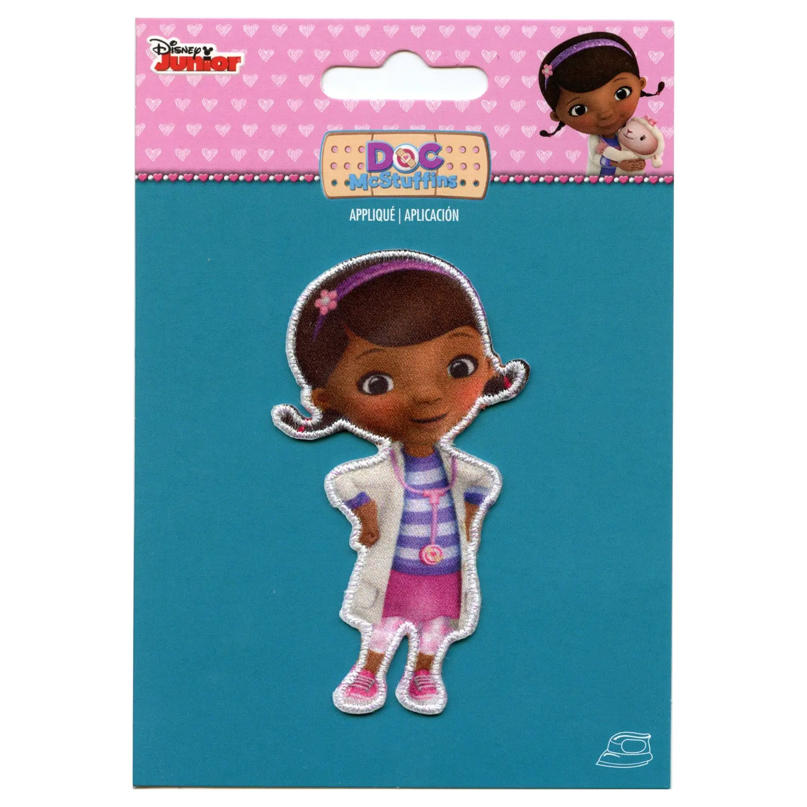 Doc McStuffins Embroidered Applique Iron On Patch - Image 2
