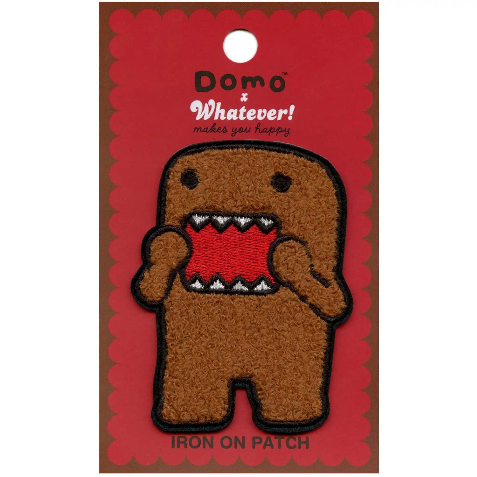 Domo X Whatever Patch Makes You Happy Chenille Iron On