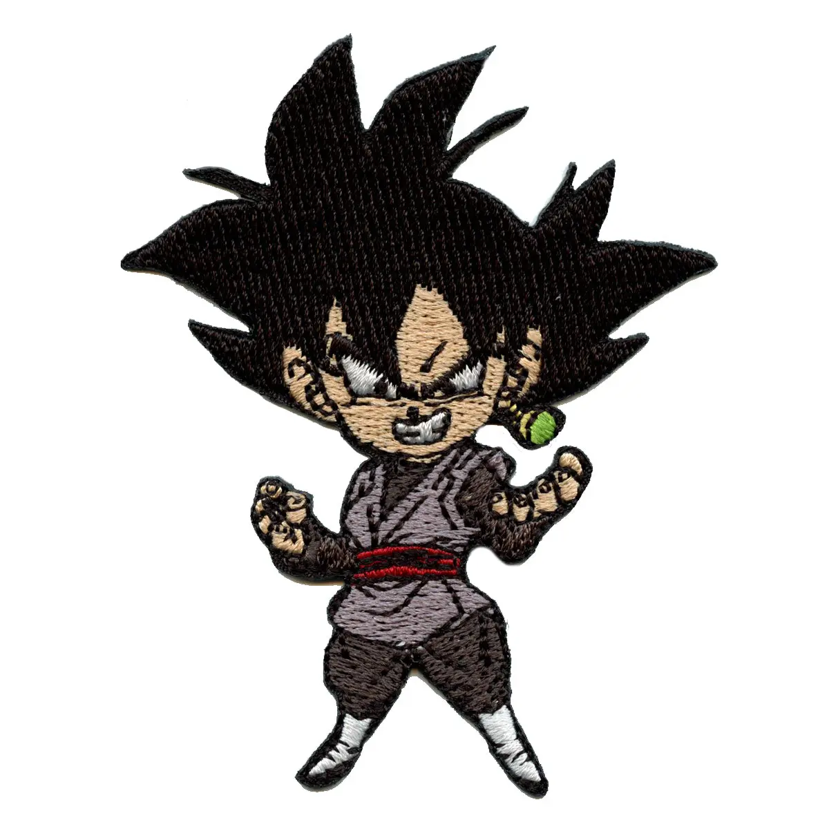 Dragon Ball Z Patch Super Black Goku Embroidered Iron-On