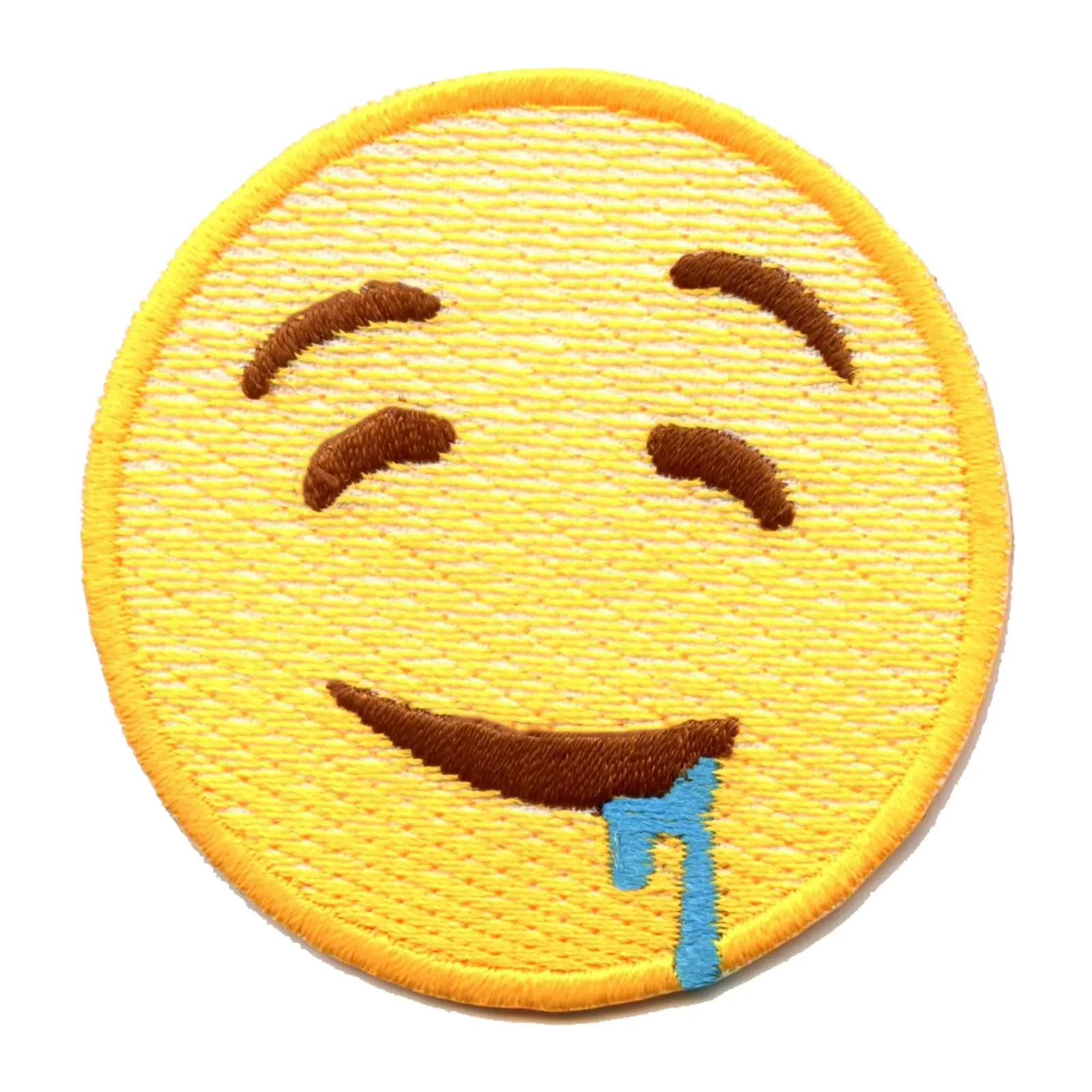Drooling Iron On Embroidered Patch