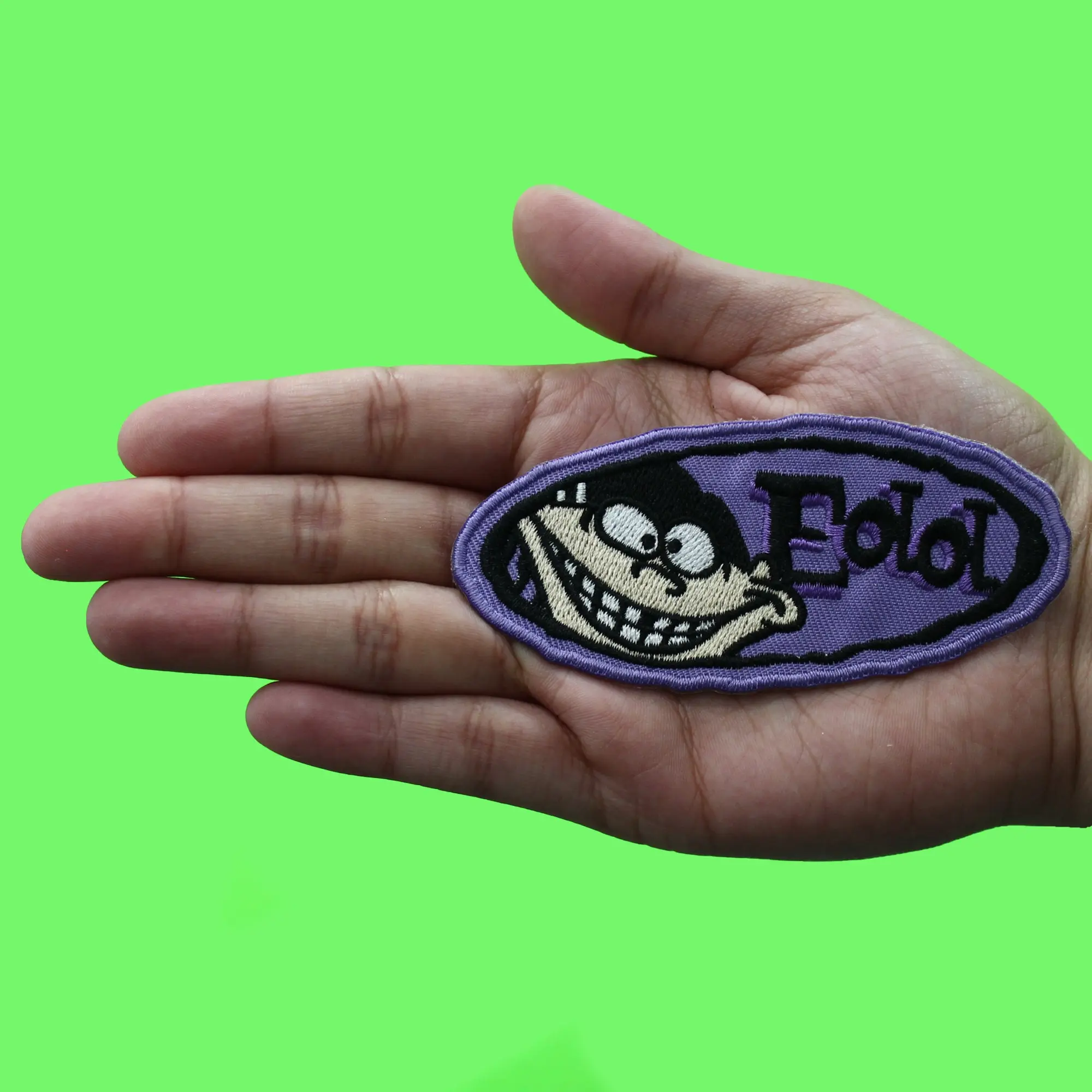 Ed Edd Eddy Patch EDD Portrait Name Cartoon Embroidered Iron On - Image 2