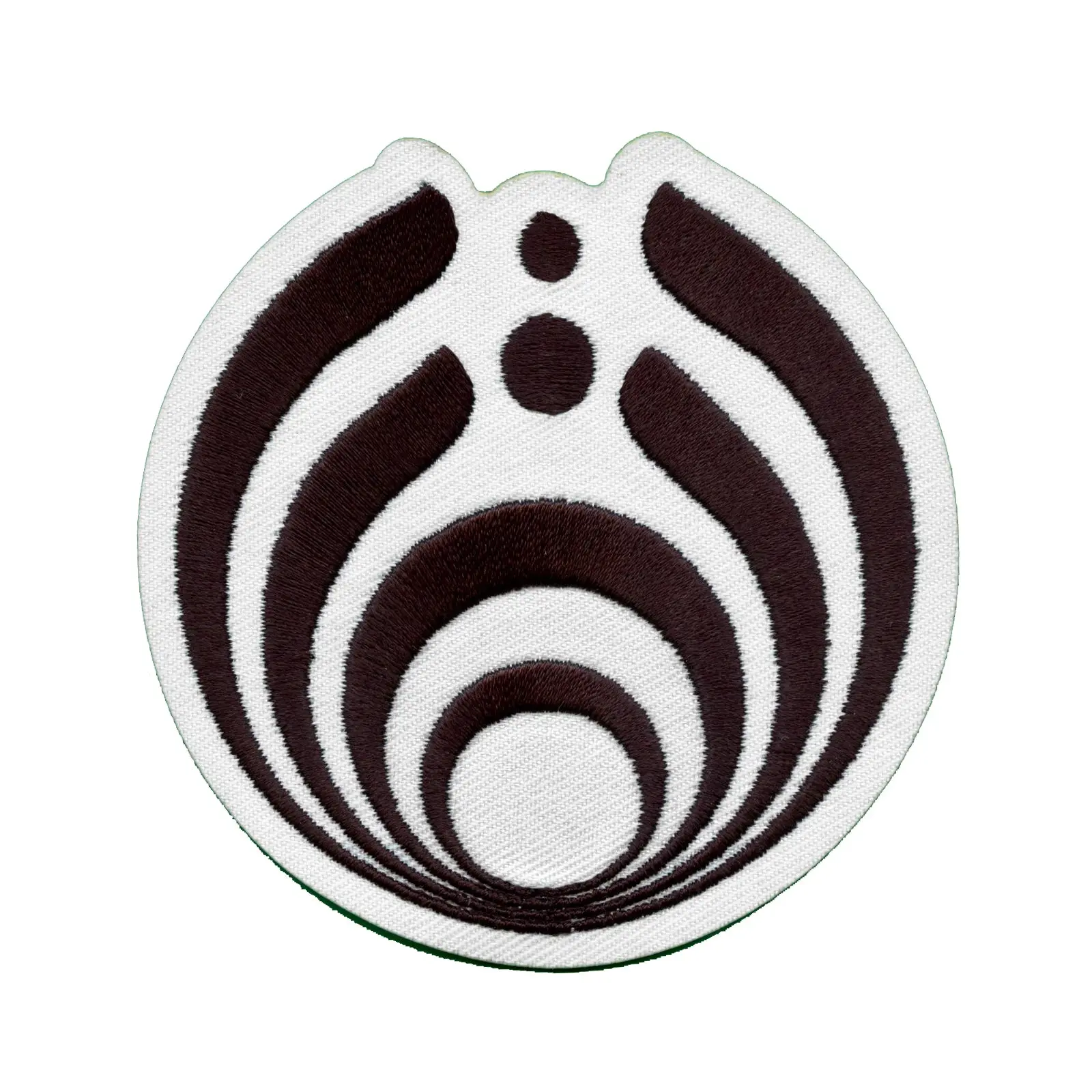 EDM Bass Head Dubstep Logo Embroidered Iron On Patch