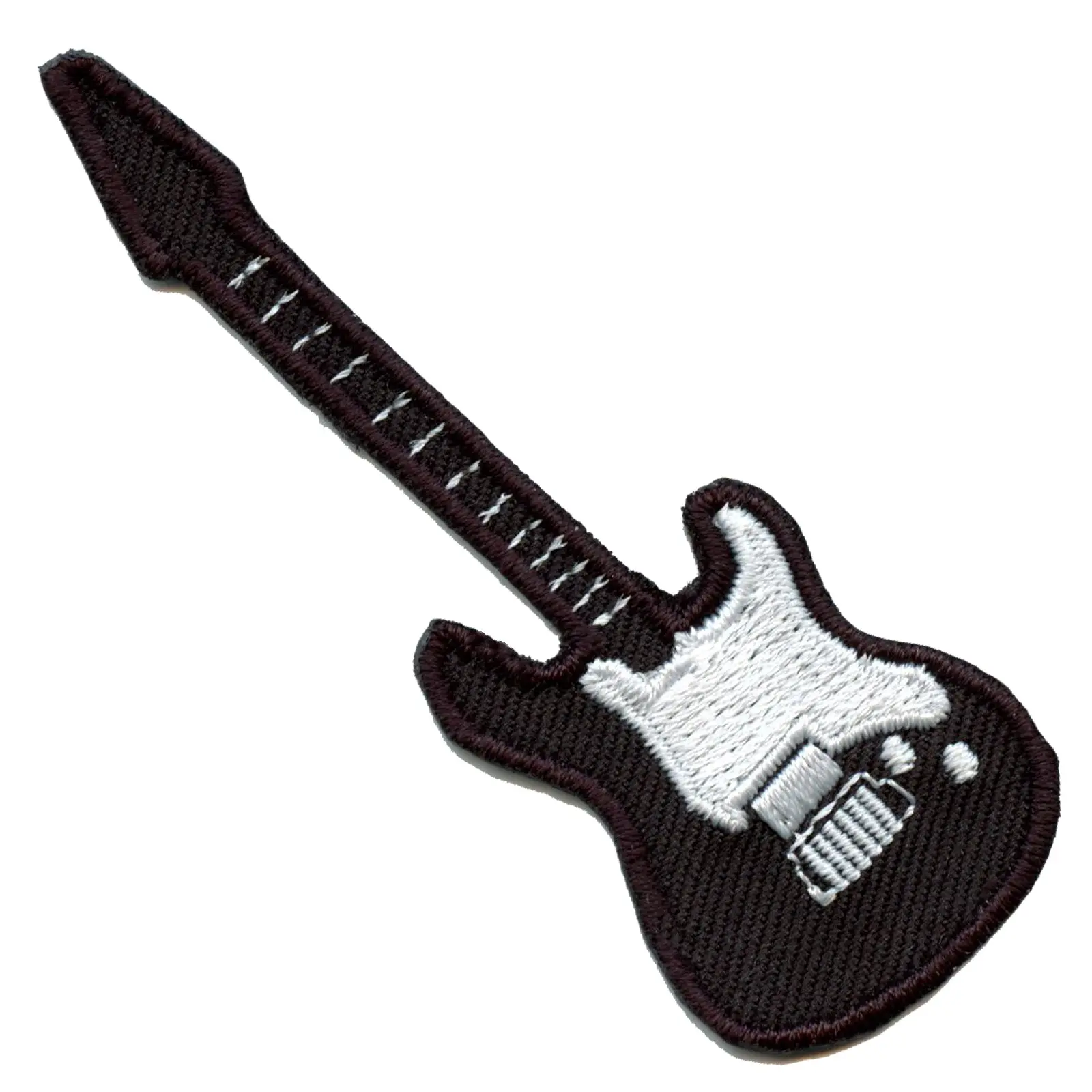 Electric Guitar Embroidered Iron On Patch